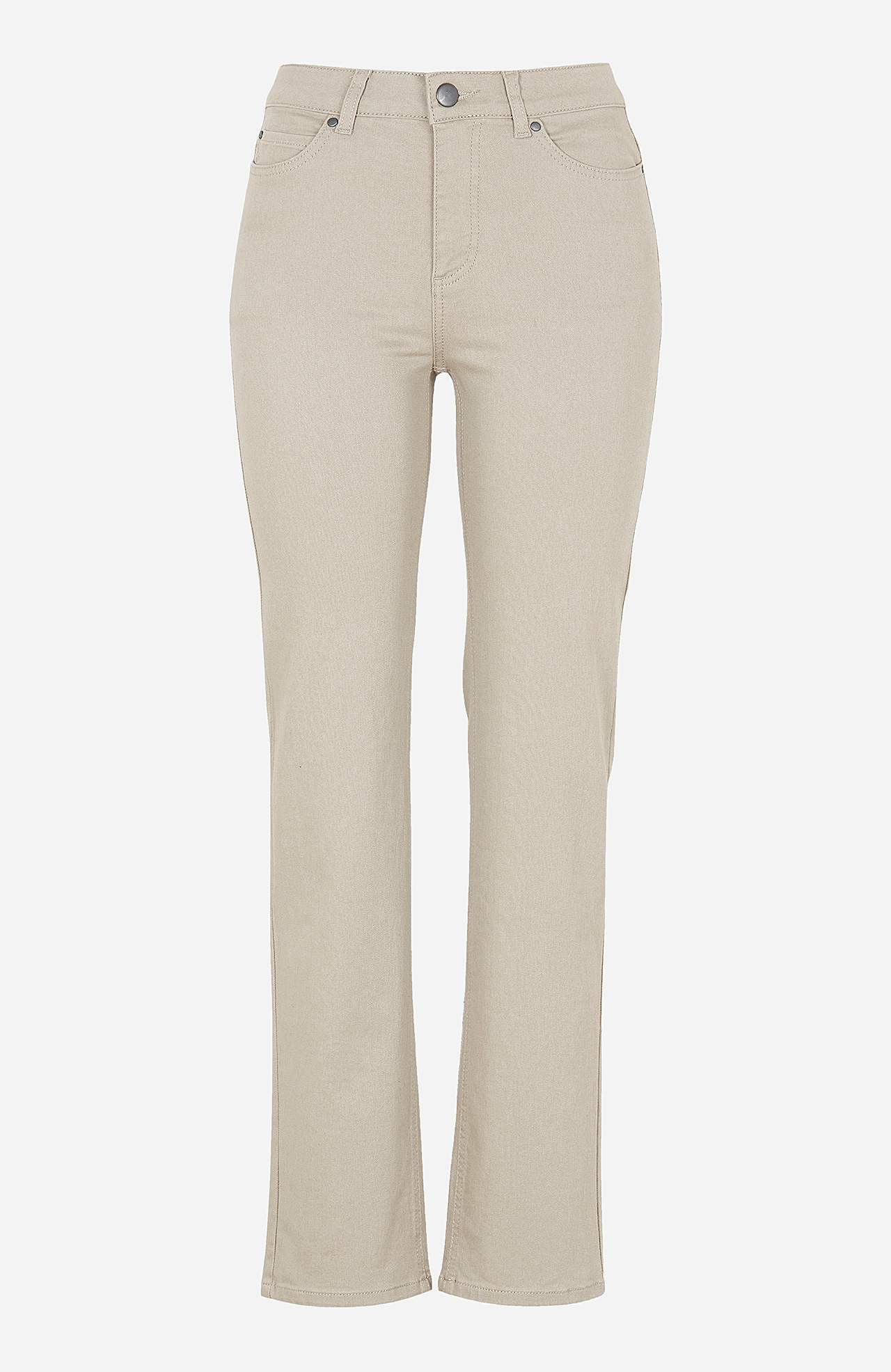 Lige jeans med design med fem lommer Linnea