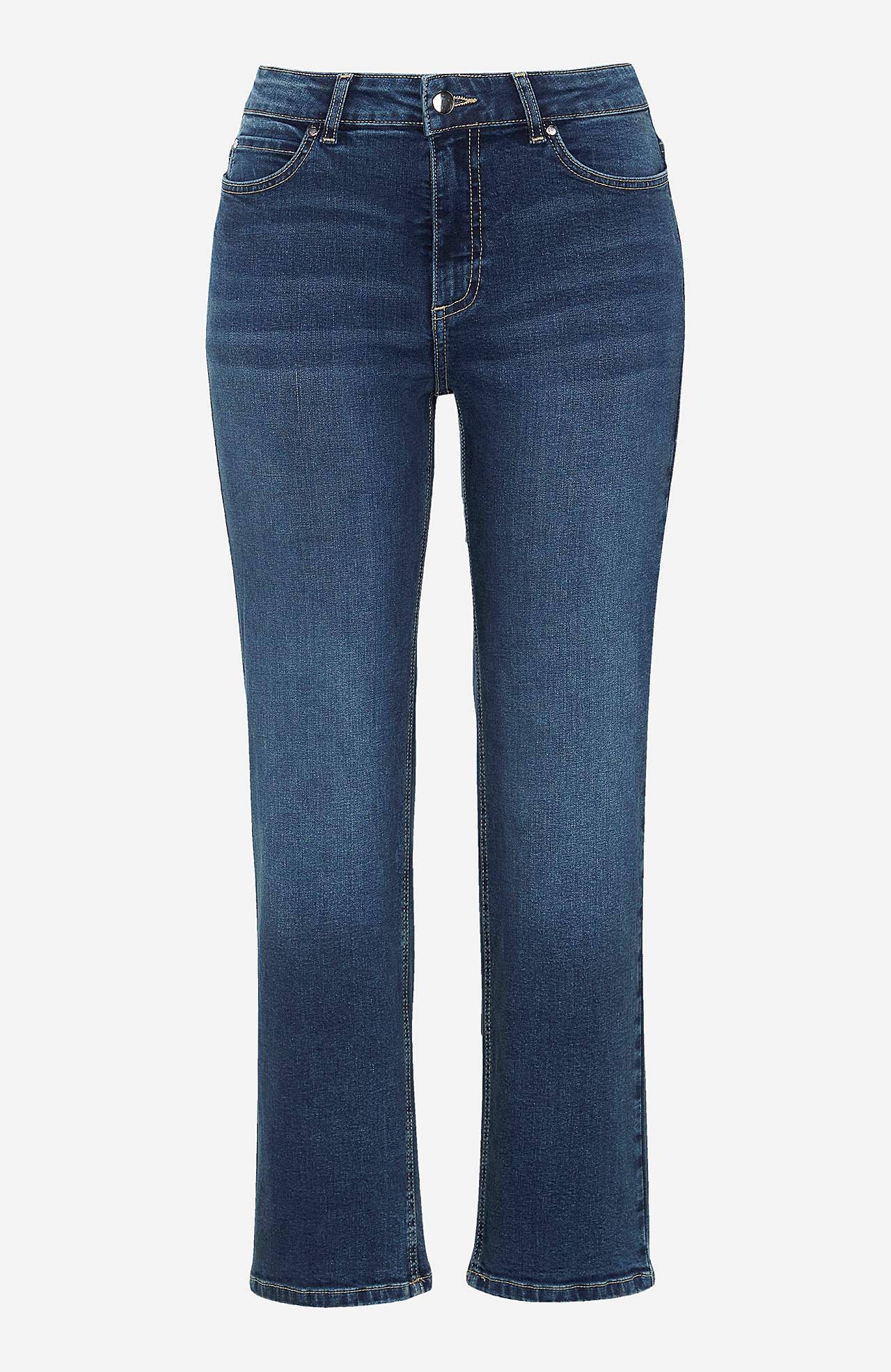 Lige jeans med design med fem lommer Linnea