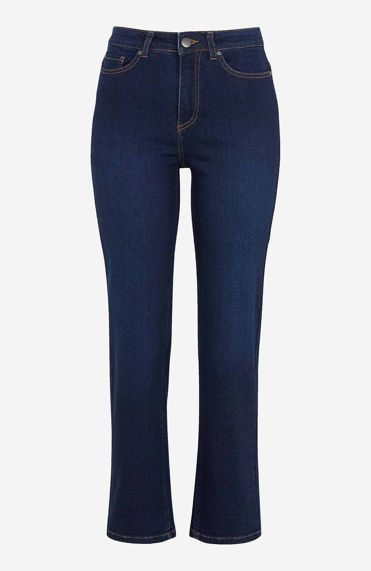 Lige jeans med design med fem lommer Linnea