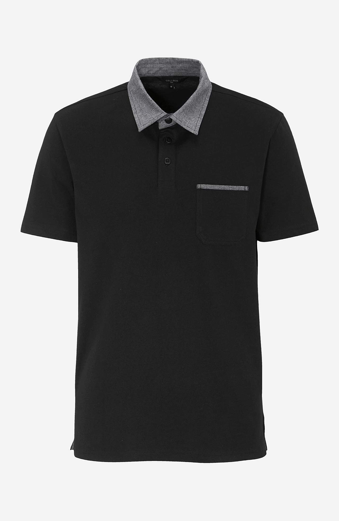 T-shirt med krave