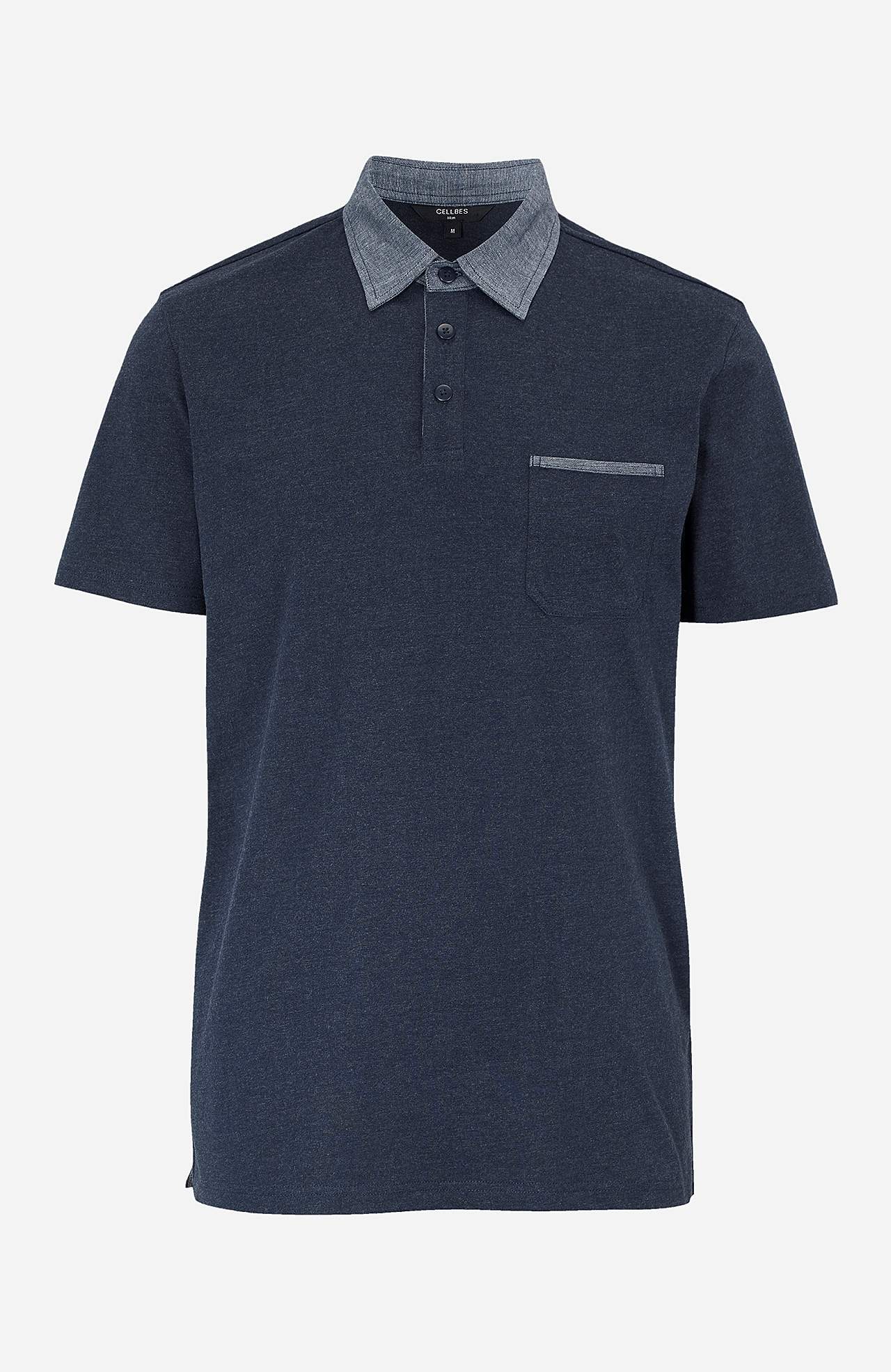 T-shirt med krave