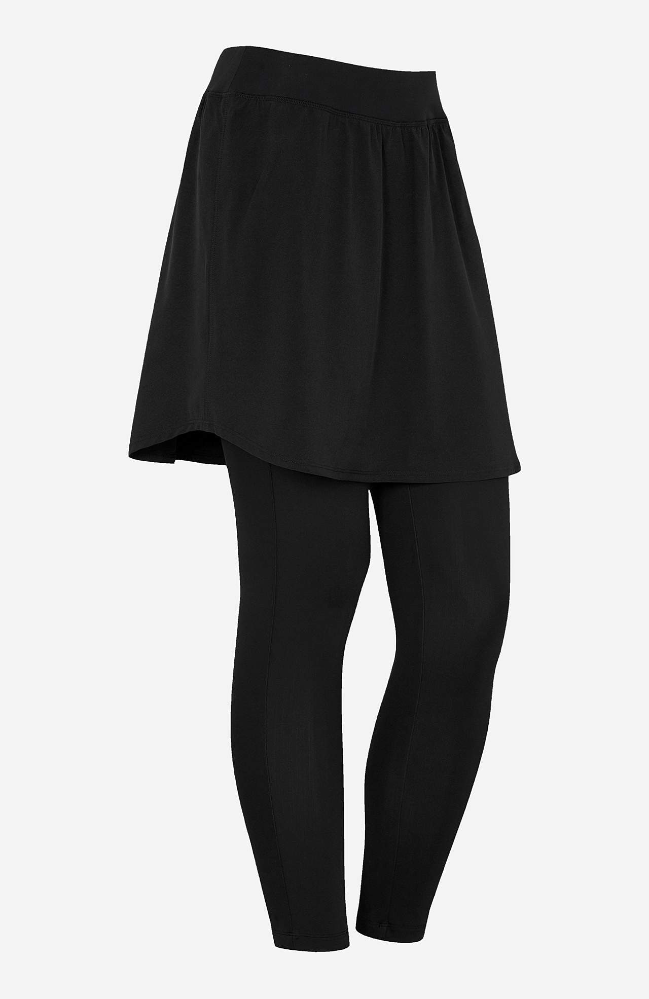 Træningstights med nederdel