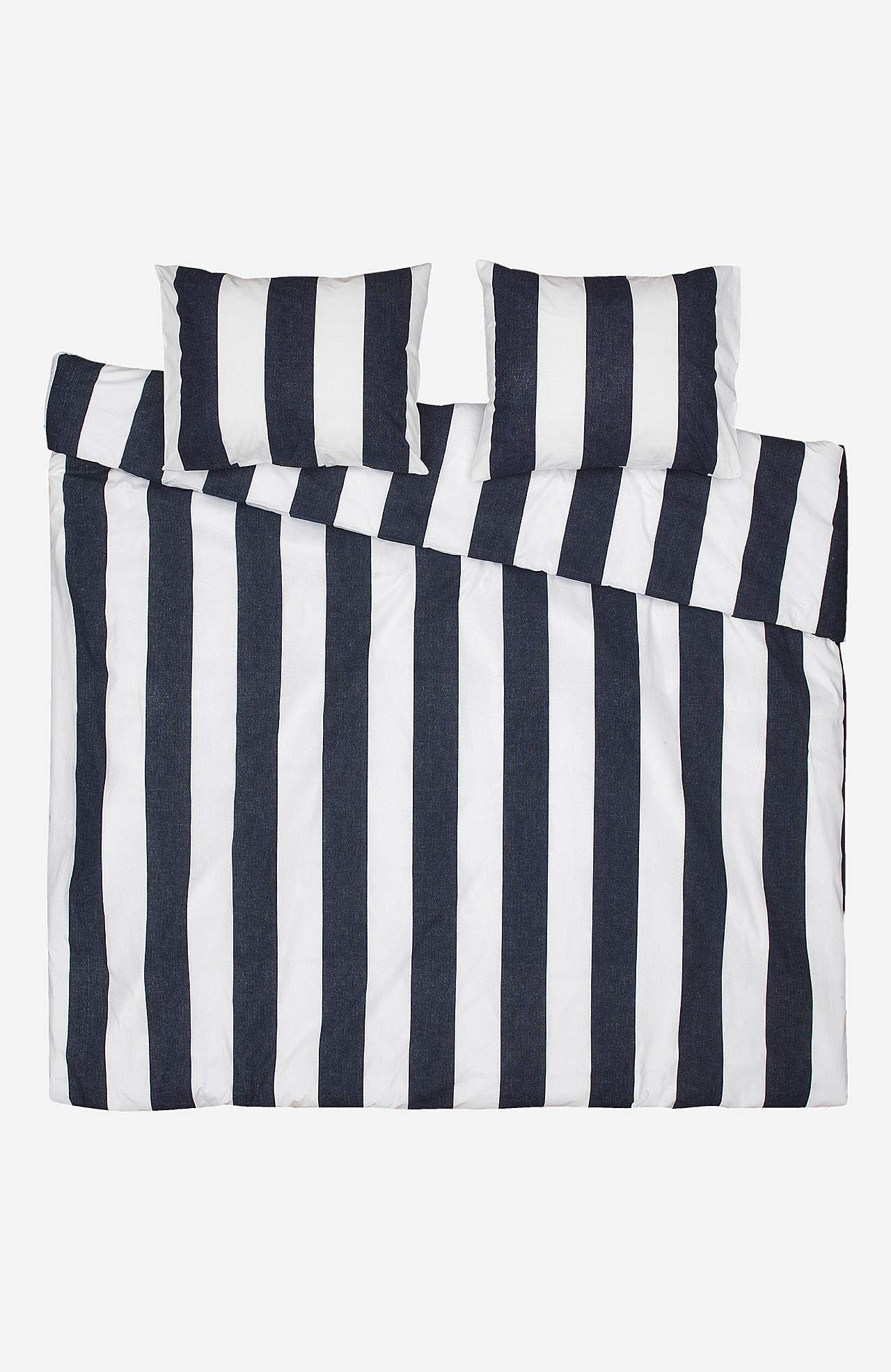 Sengesæt 220x210 cm Block stripe kingsize