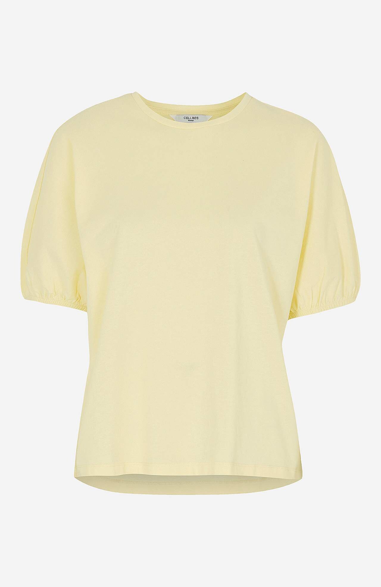 Ensfarvet jerseytop Hedvig