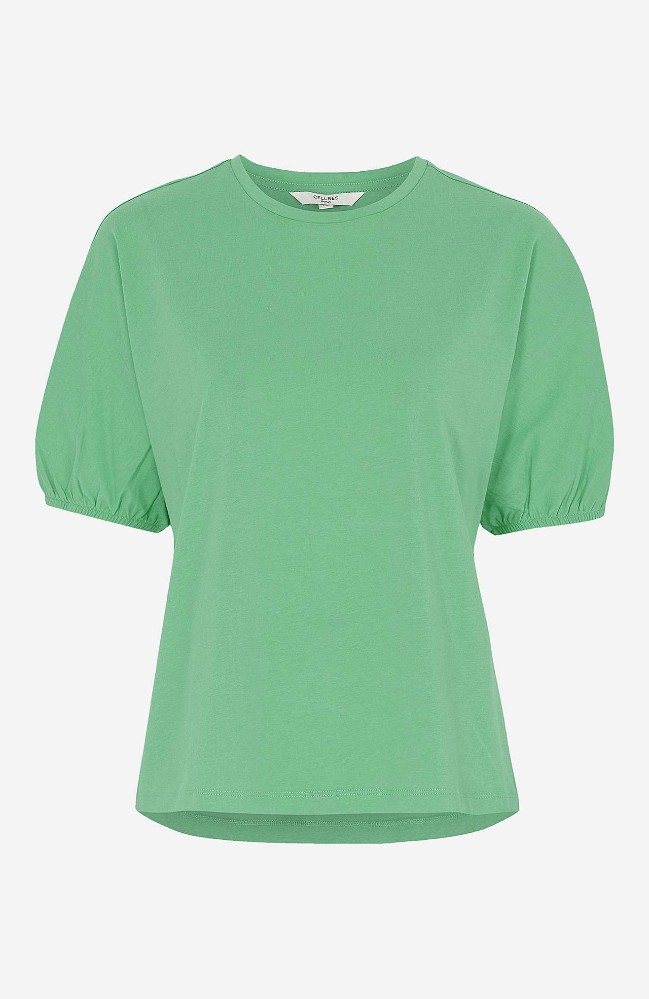 Ensfarvet jerseytop Hedvig