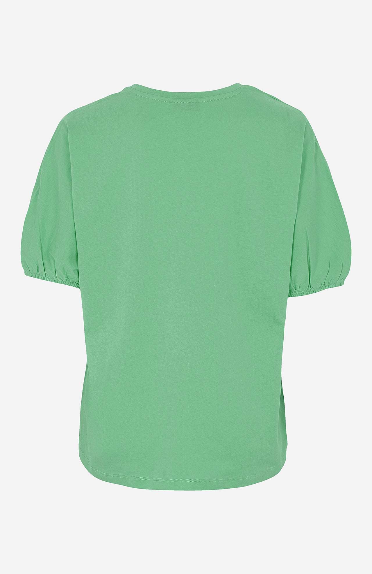 Ensfarvet jerseytop Hedvig
