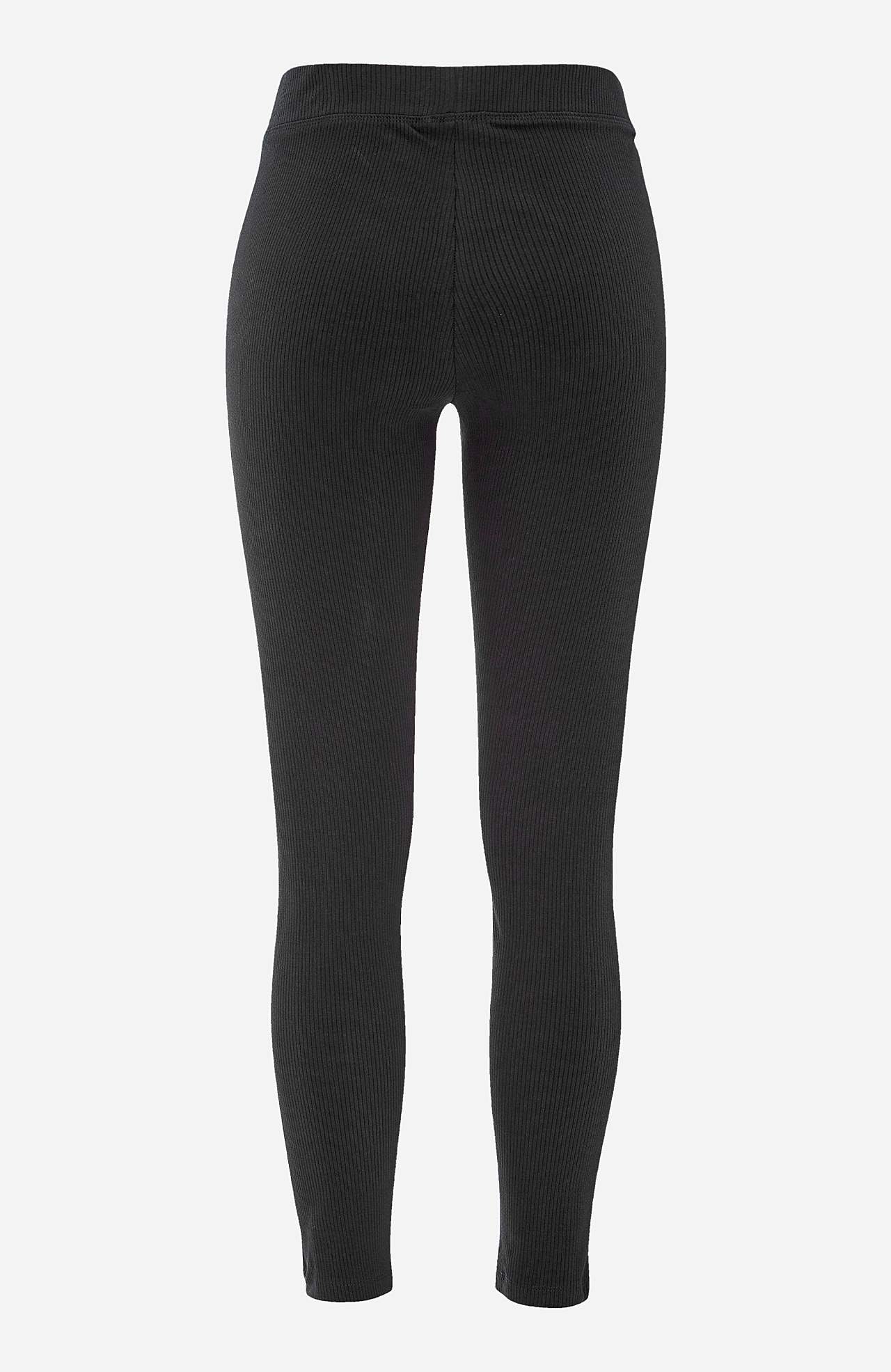 Ribbede leggings