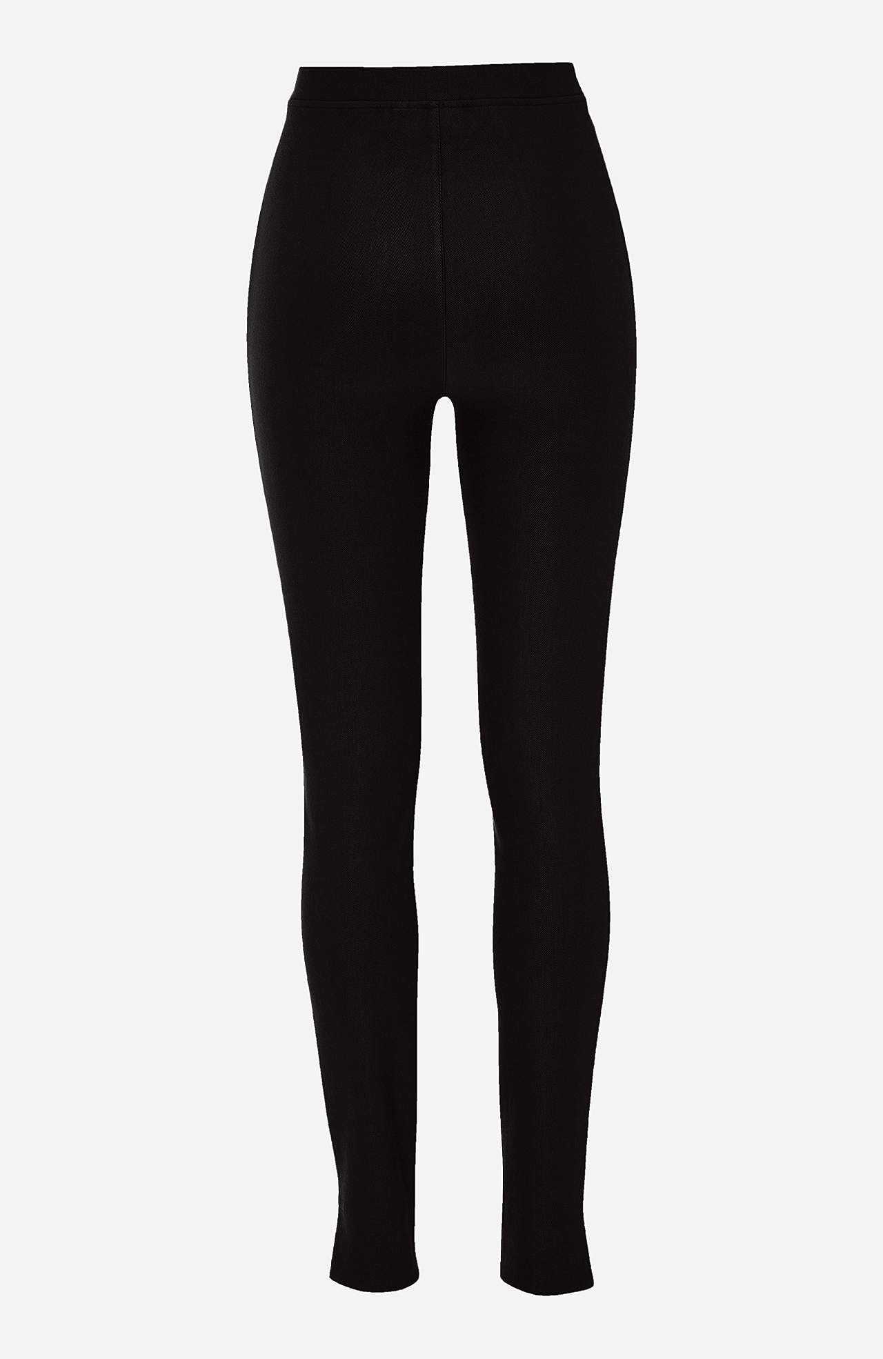 Leggings i jersey med stræktwill
