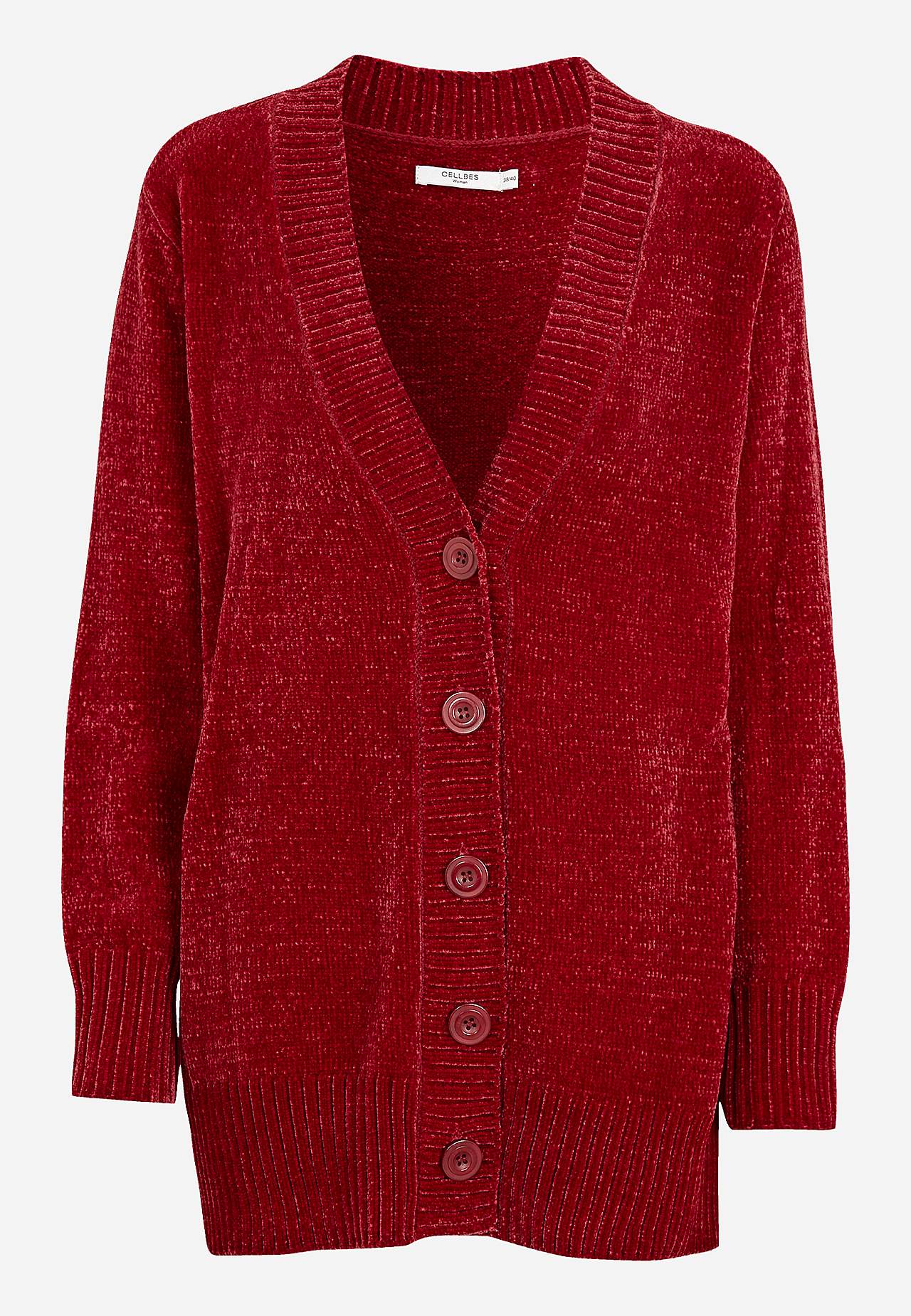 Cardigan i chenille Camilla