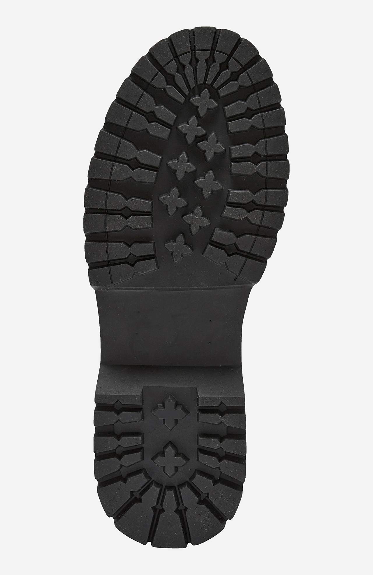 Høj chelseaboot med gummisål