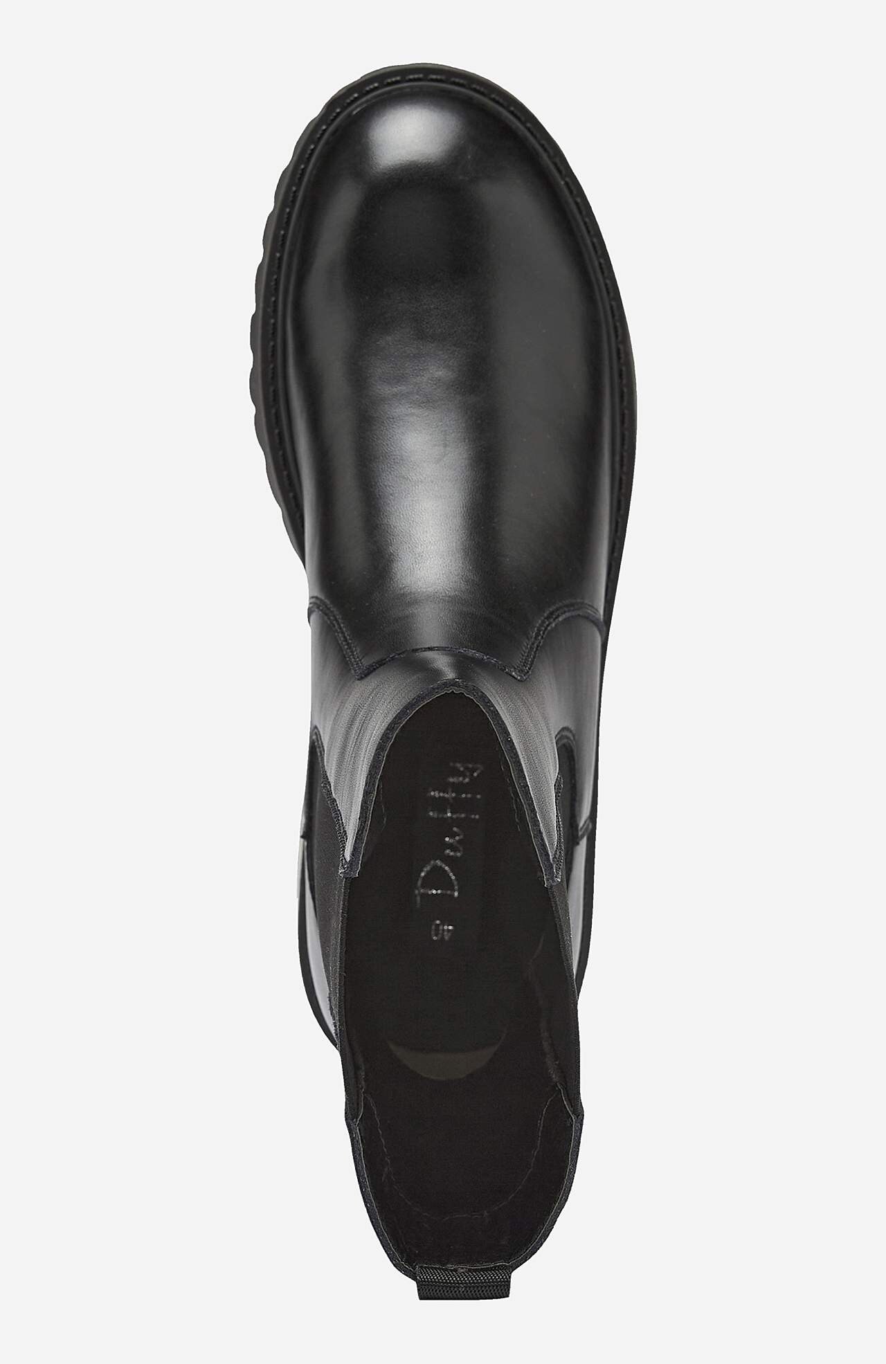 Høj chelseaboot med gummisål