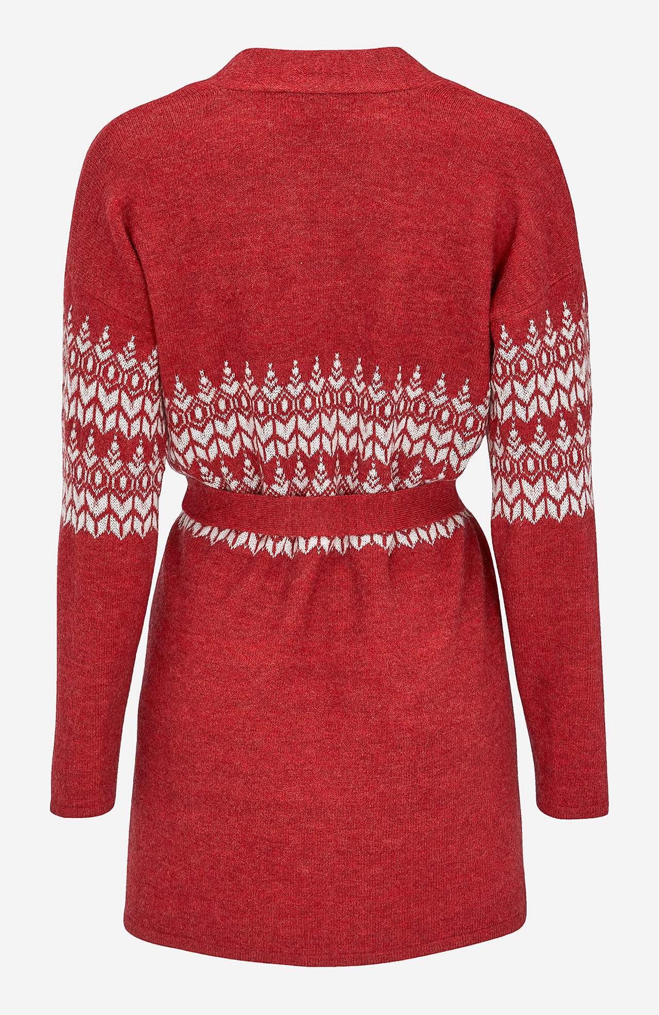 Jacquard-strikket cardigan Bonnie
