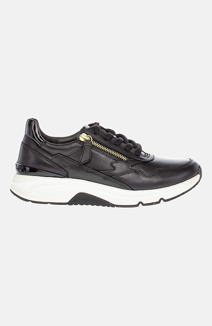 Komfortable sneakers i læder Rollingsoft