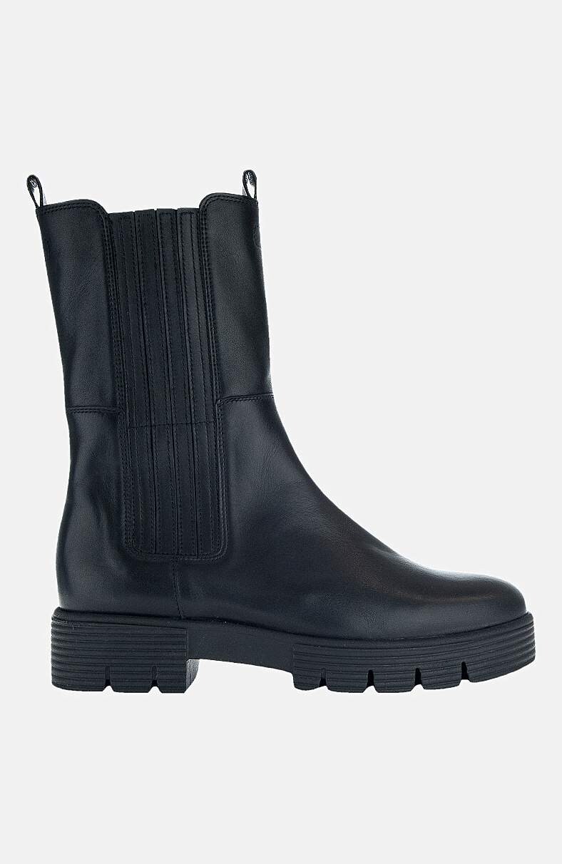 Høj chelseaboot med lynlås