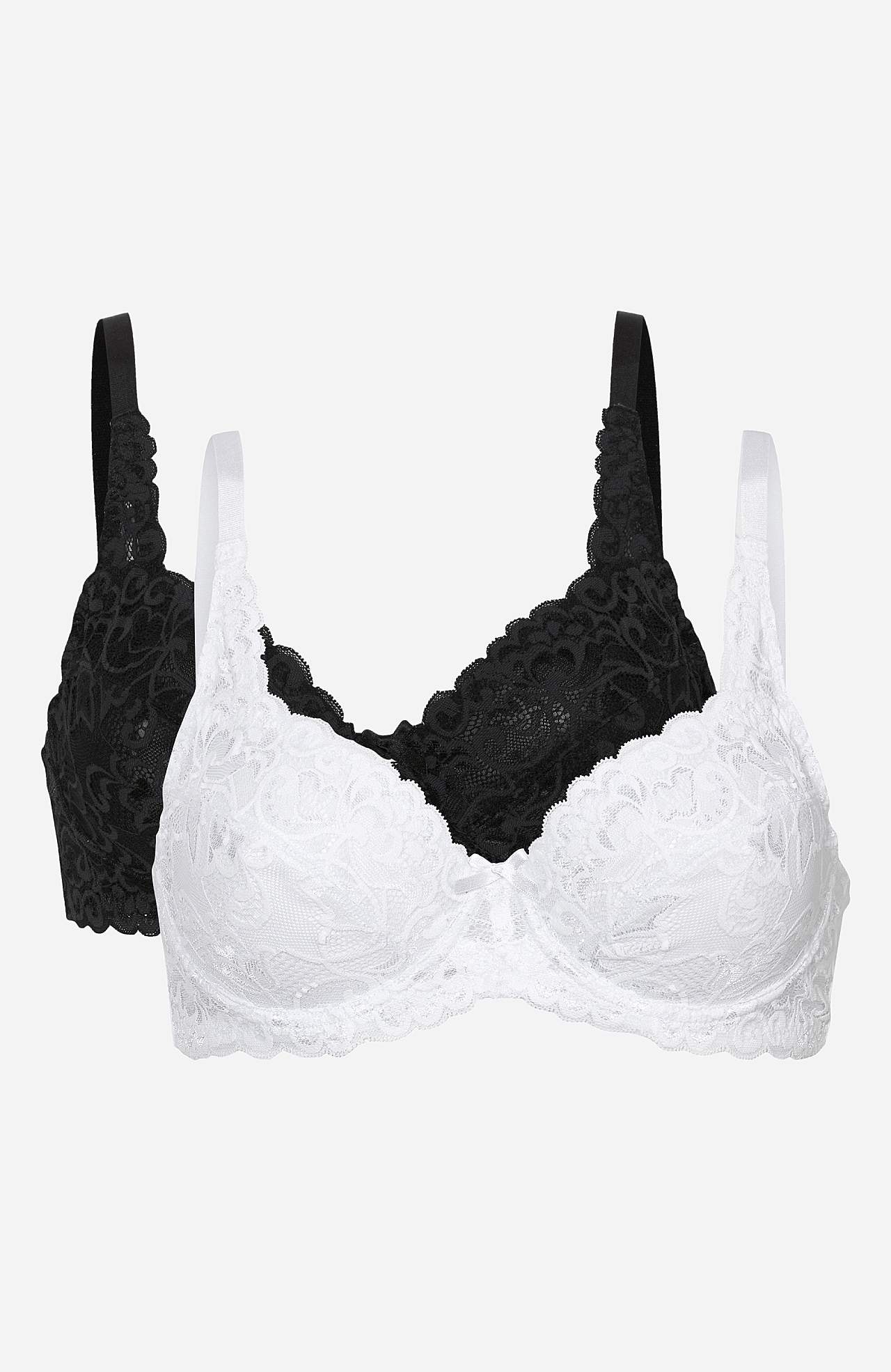 Blonde-BH med bøjler 2-pack
