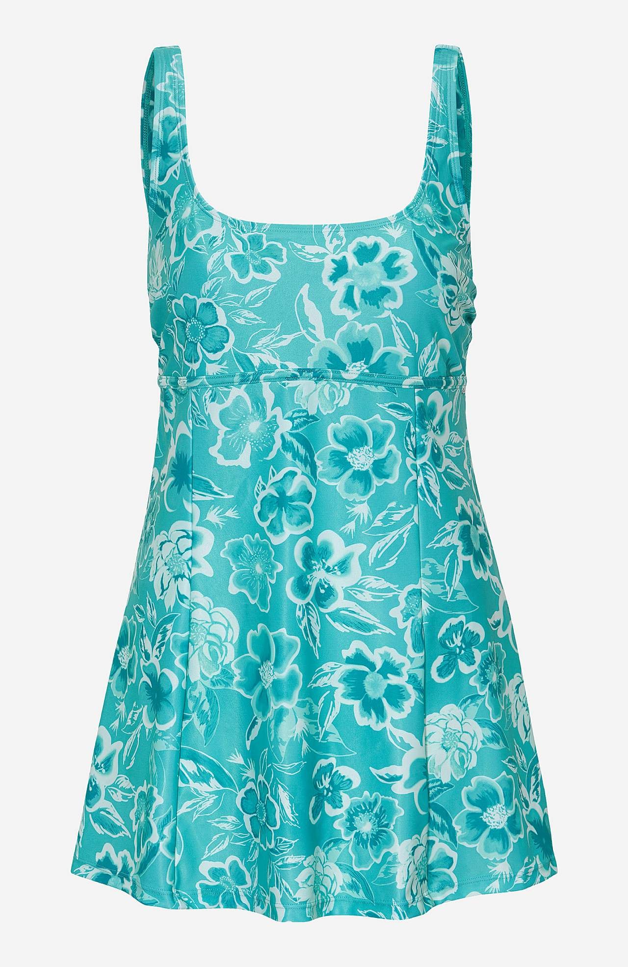 Mønstret badedragtskjole