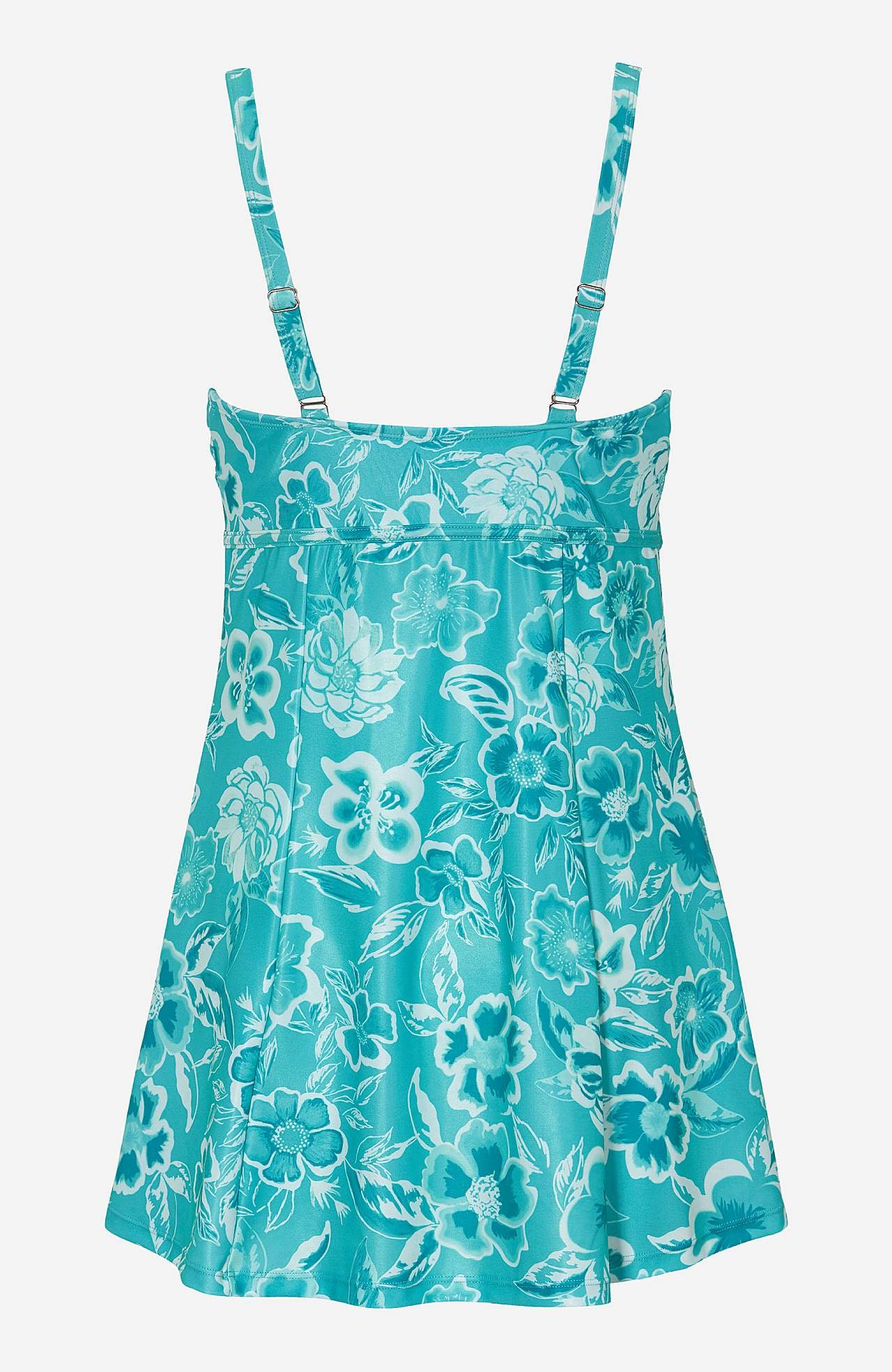 Mønstret badedragtskjole