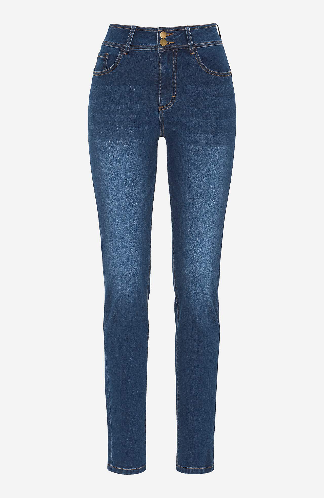 Shaping-jeans med stræk