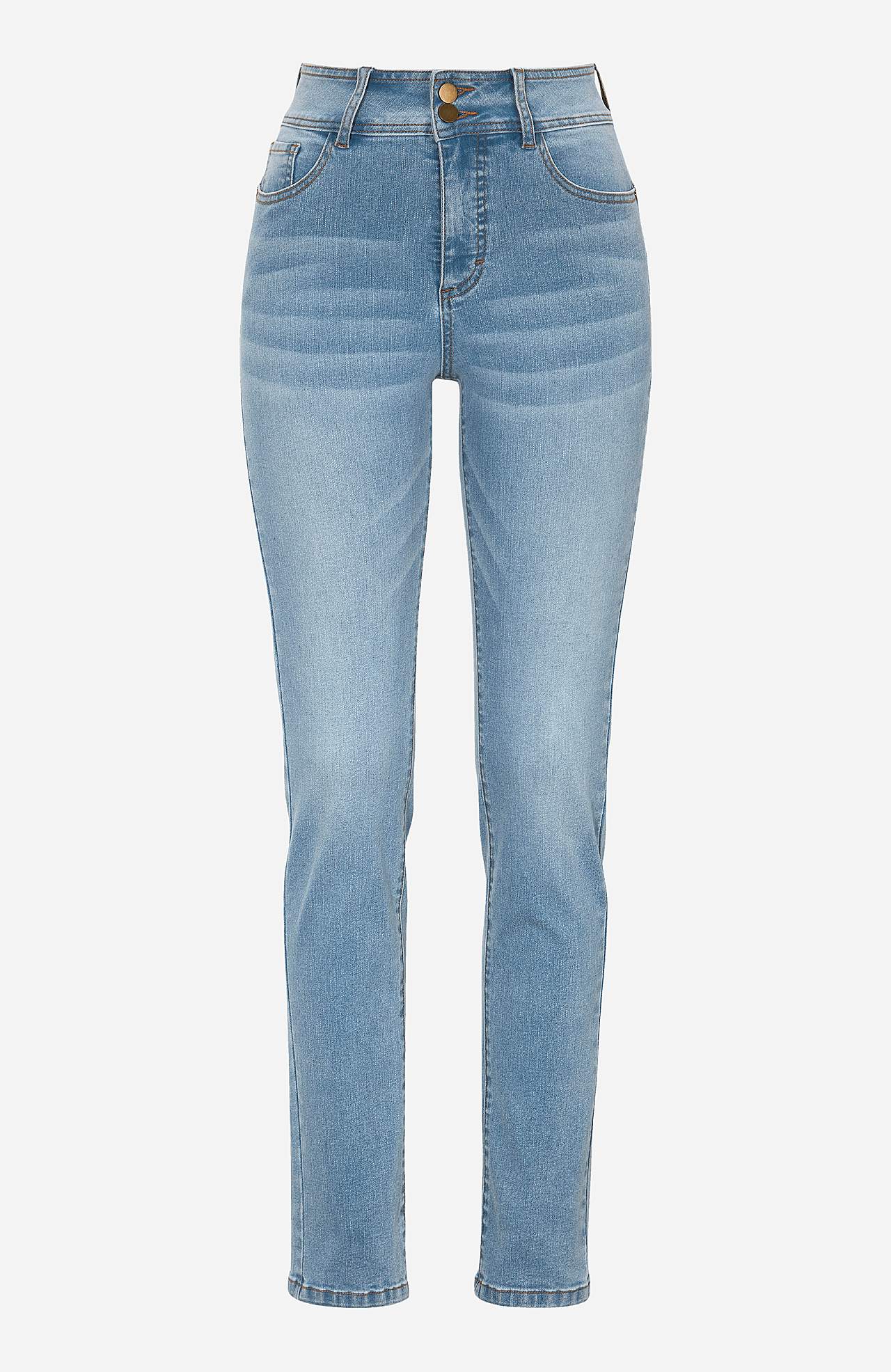Shaping-jeans med stræk