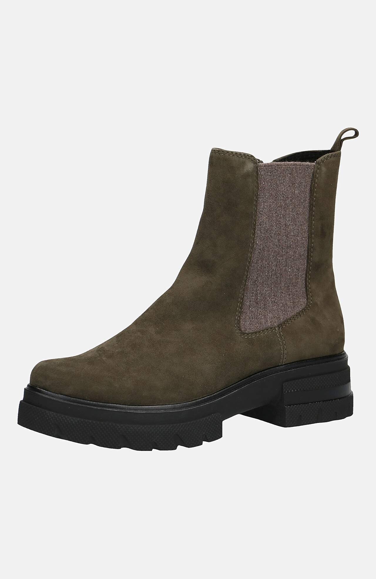 Høj chelseaboot i ruskind Caprice