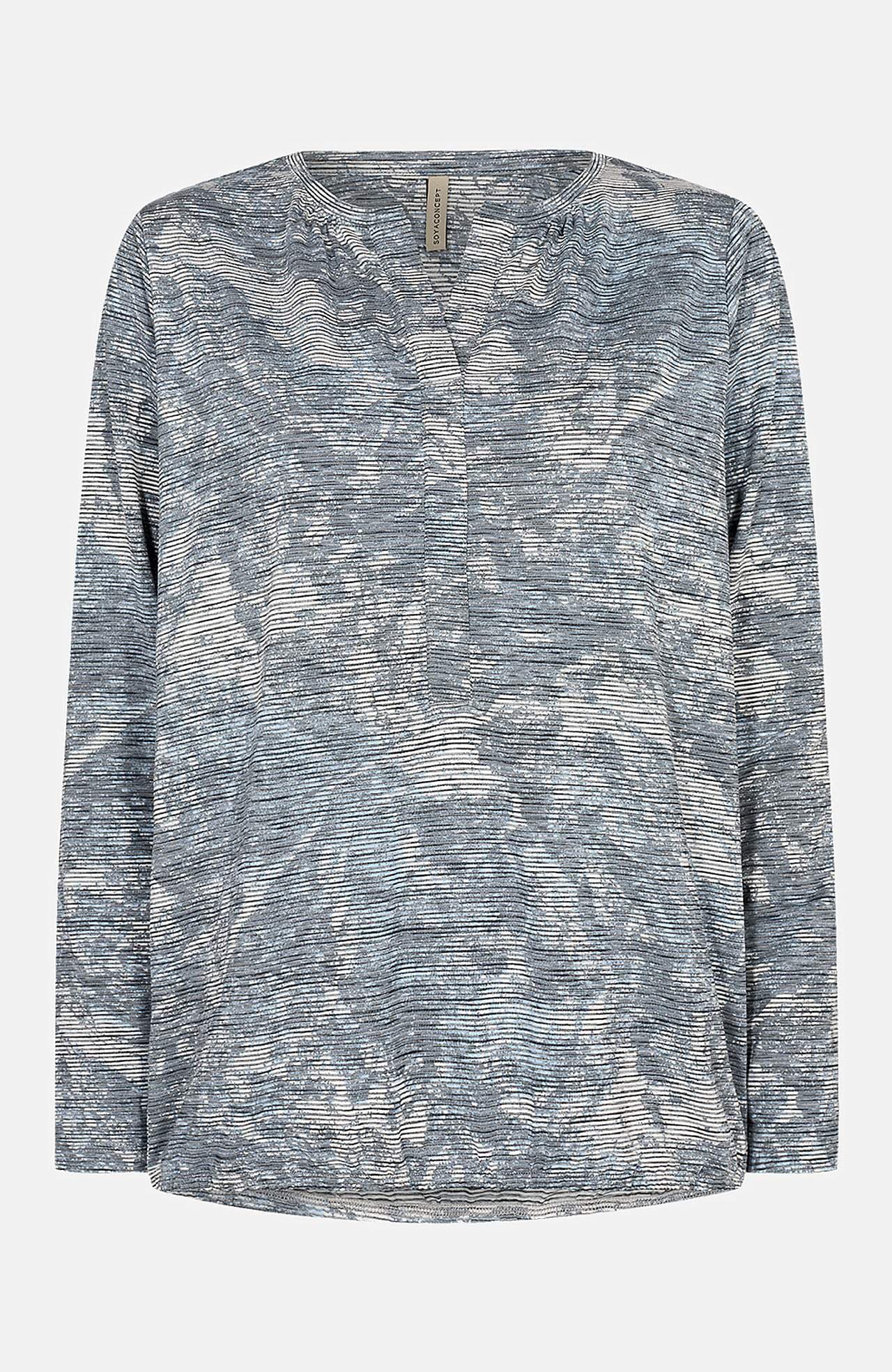 Mønstret jerseytop