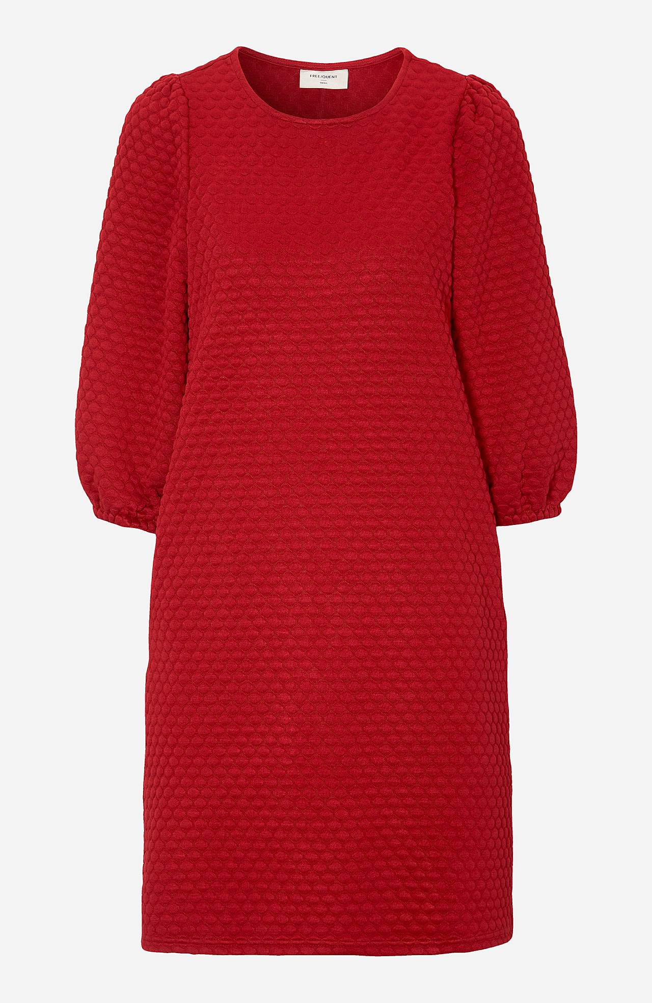 Jerseykjole med 3D-struktur