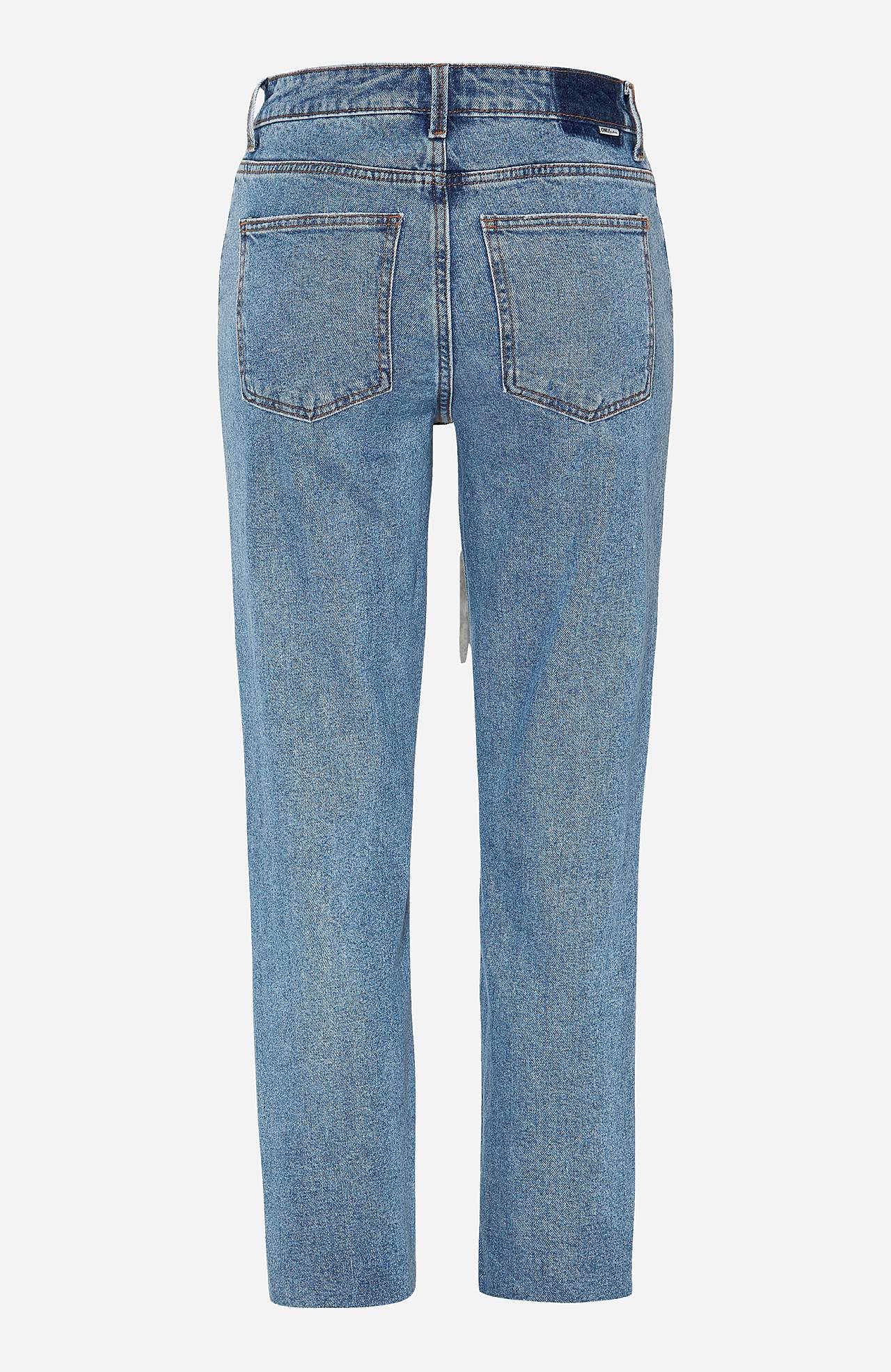 Komfortable jeans med høj talje Emily Button