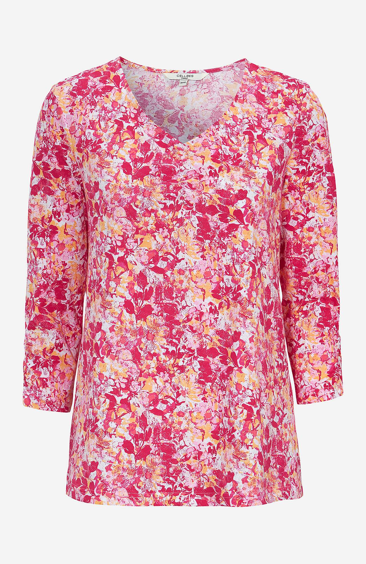 Blomstret jerseytop Agatha