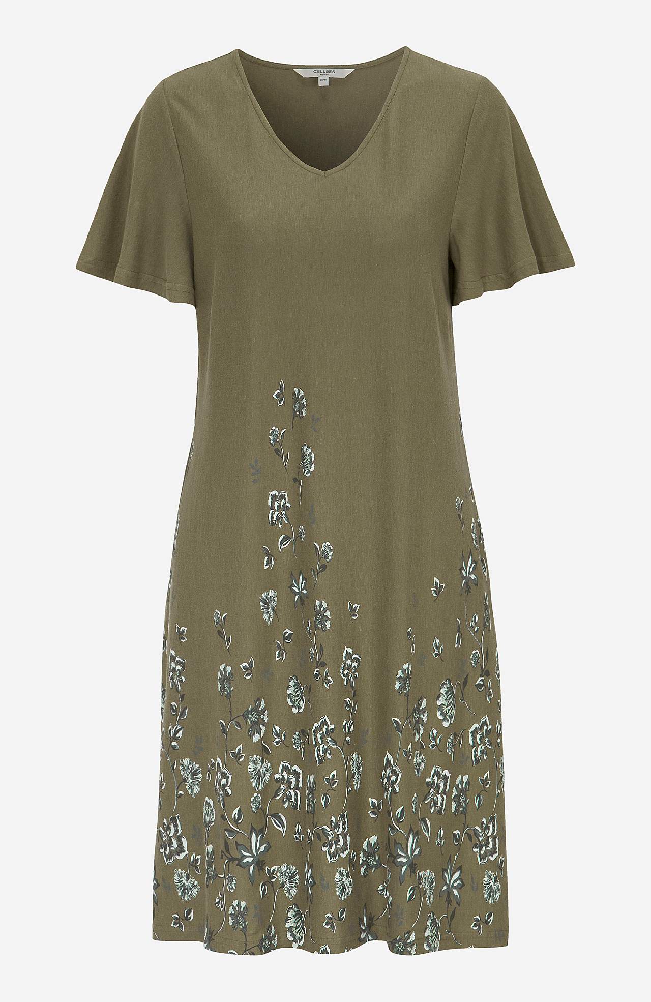A-linjeformet jerseykjole