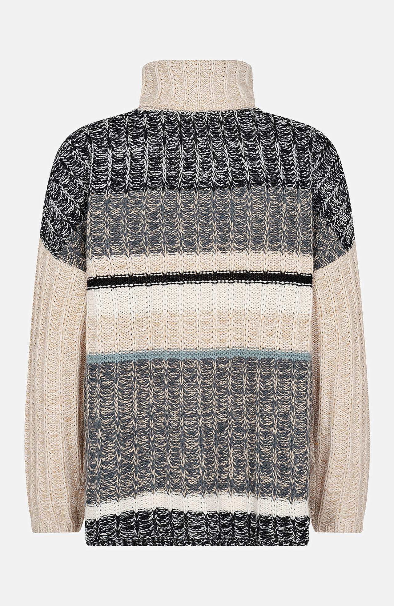 Bekvem turtleneck trøje i ullmix