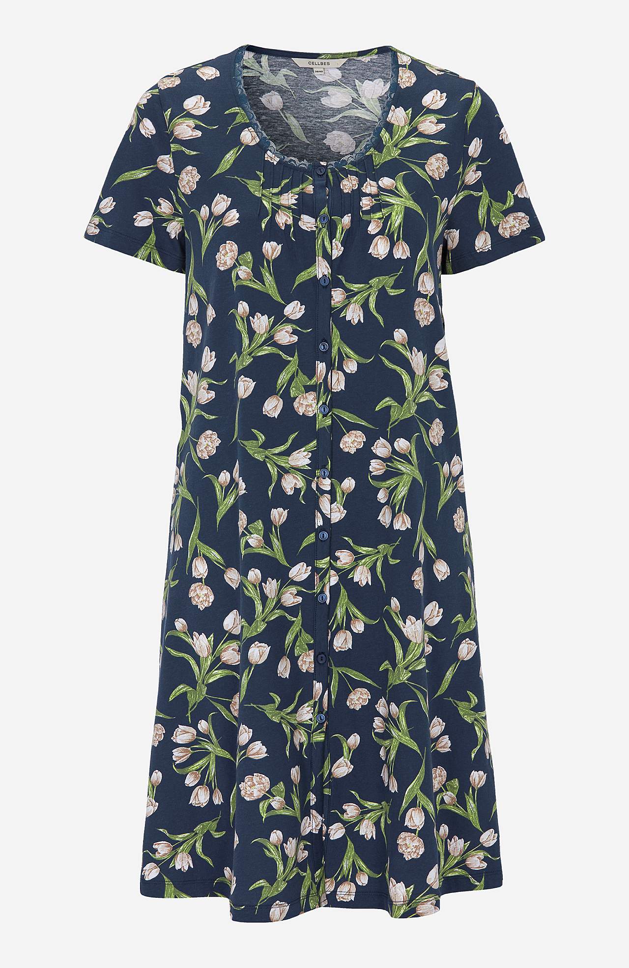 Blomstret natkjole