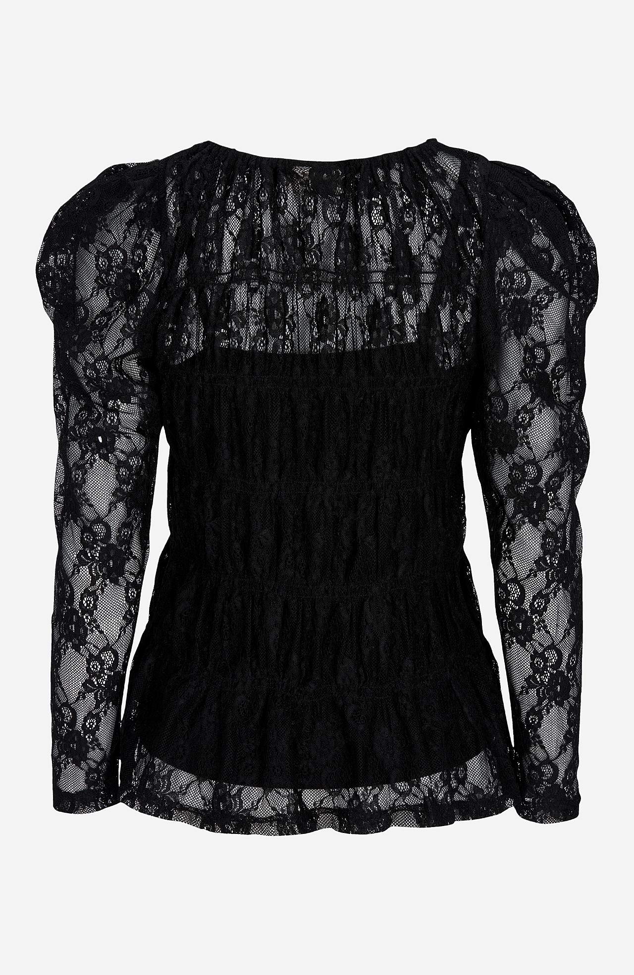 Rynket blondebluse Hilo