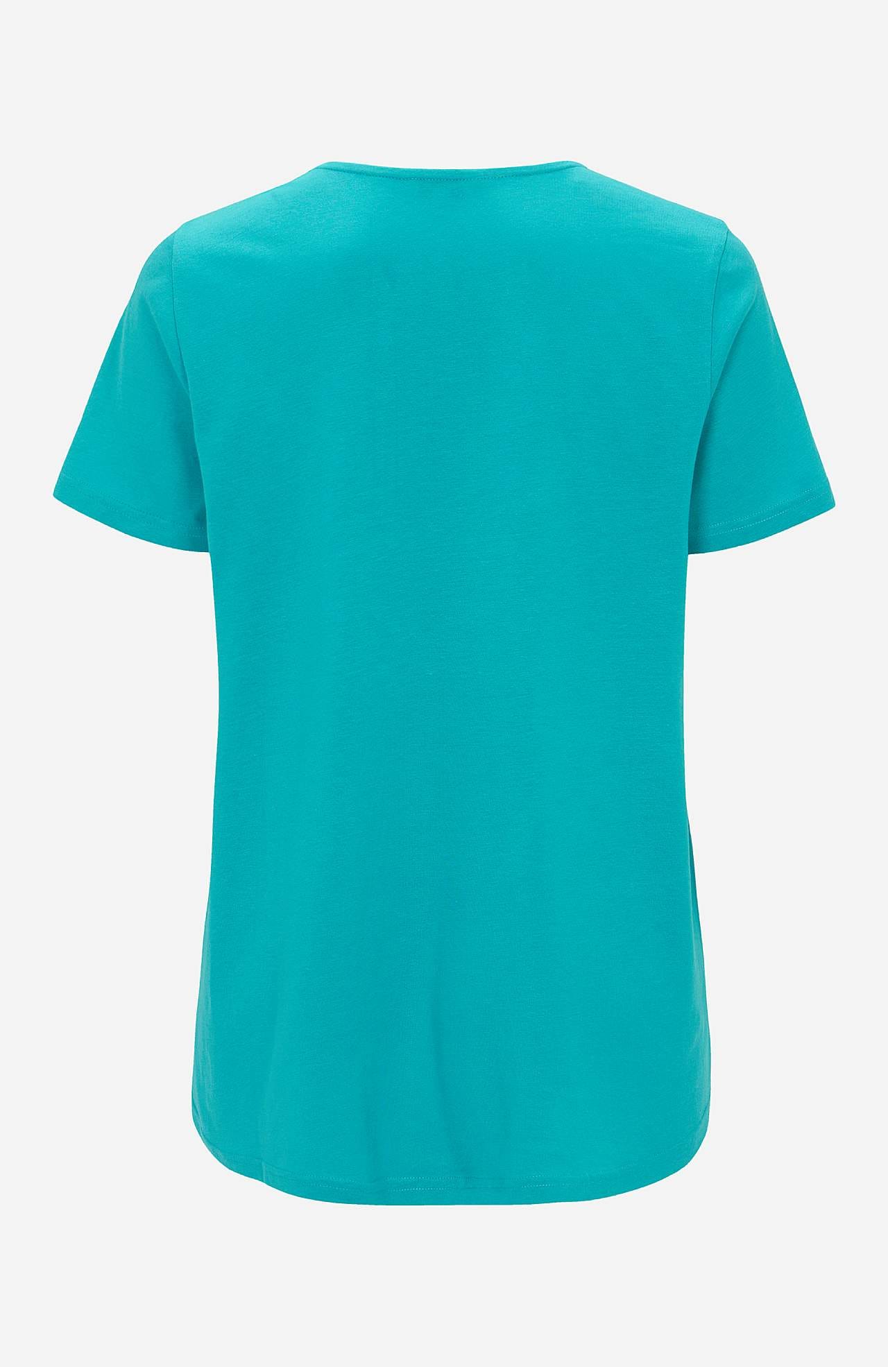 V-udskåret jerseytop
