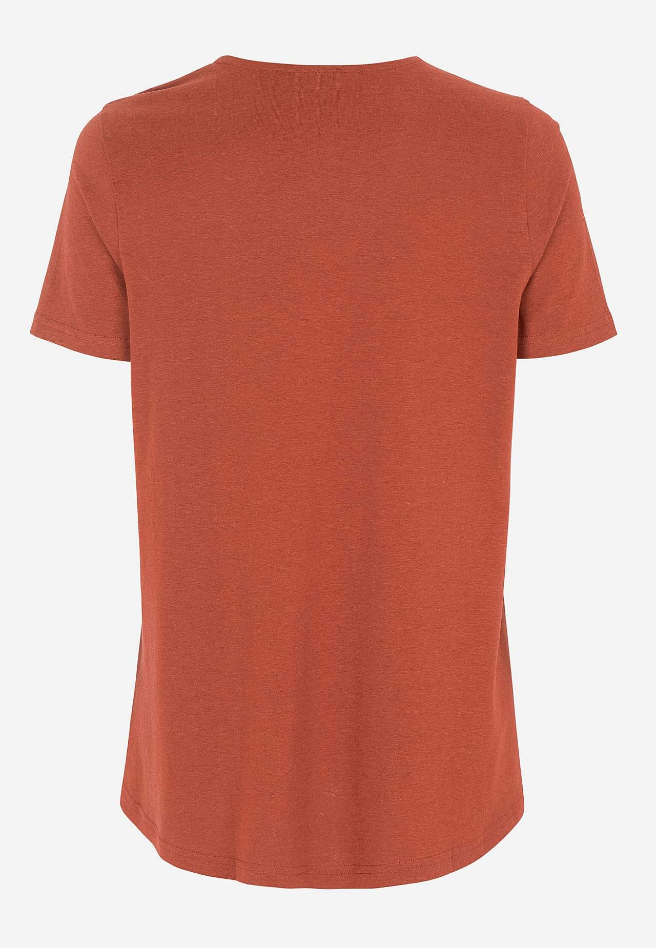V-udskåret jerseytop