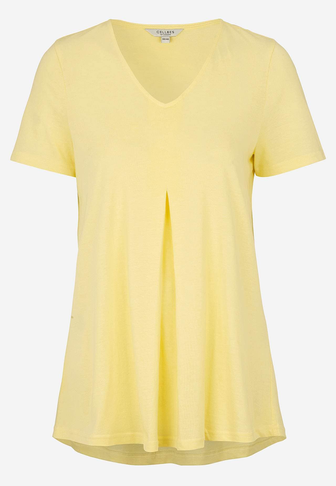 V-udskåret jerseytop