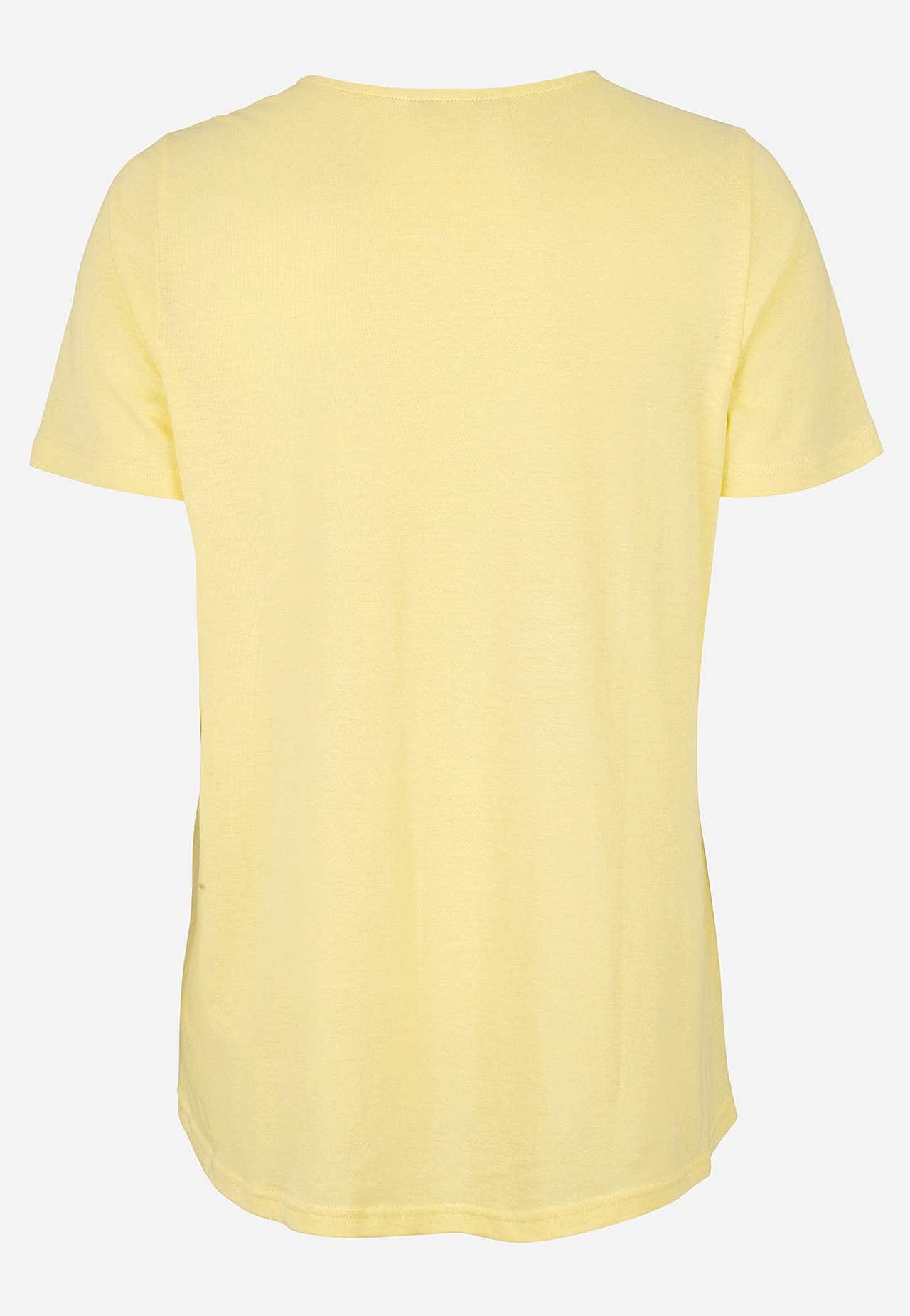 V-udskåret jerseytop