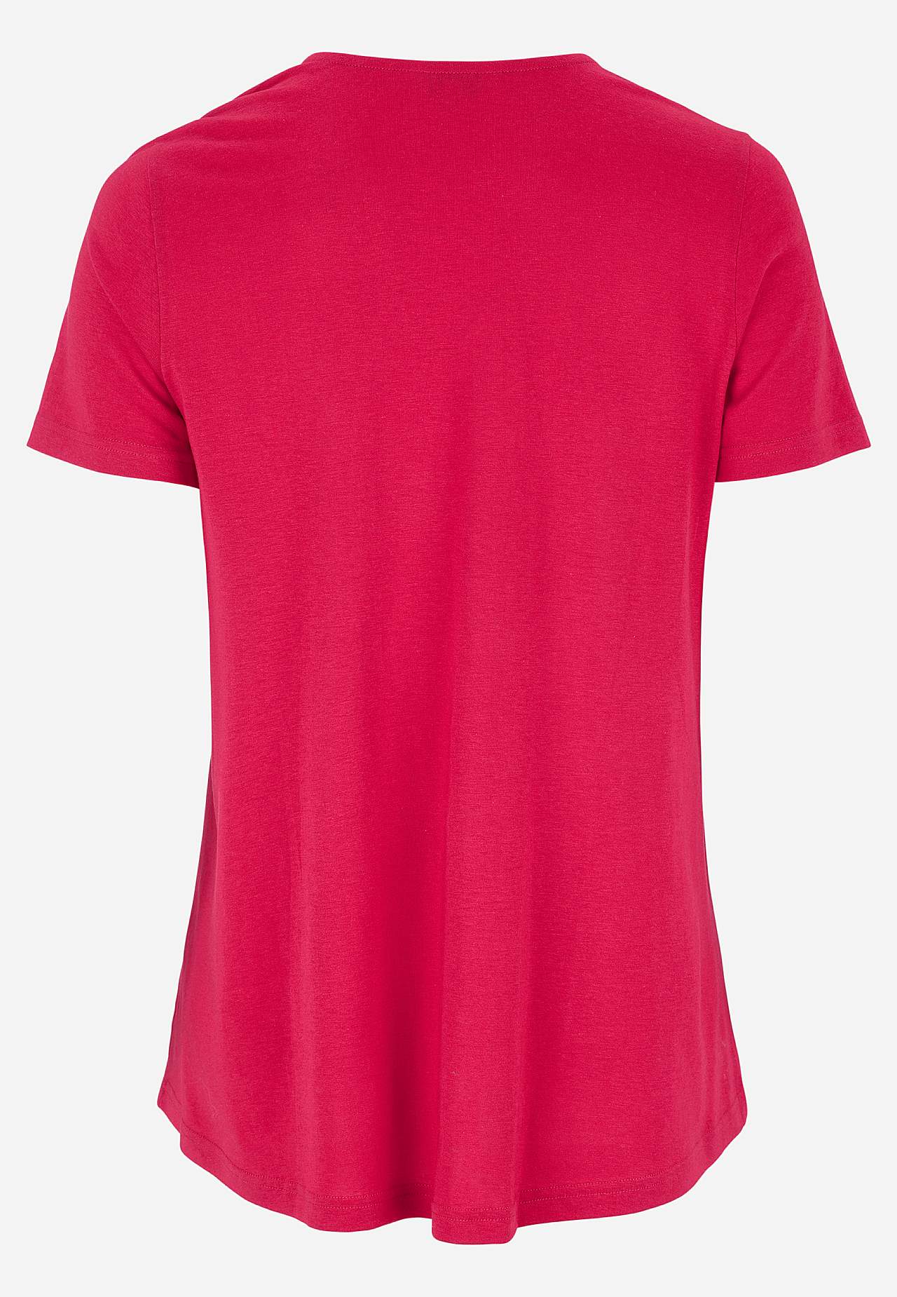 V-udskåret jerseytop