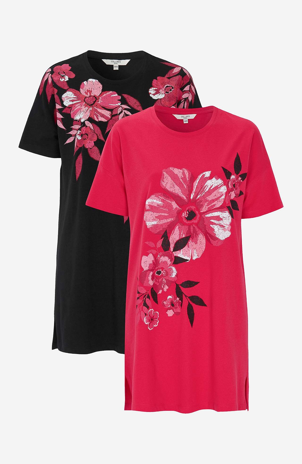 Lang t-shirt Teerece 2-pack