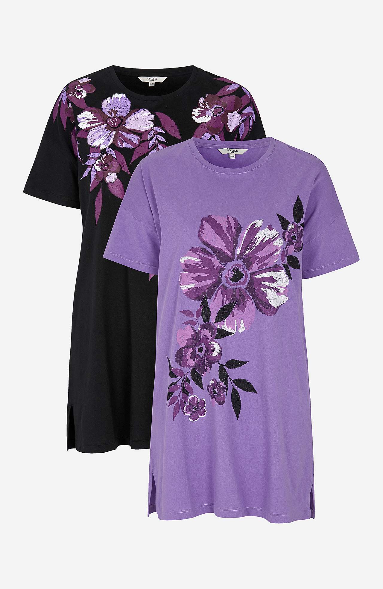 Lang t-shirt Teerece 2-pack