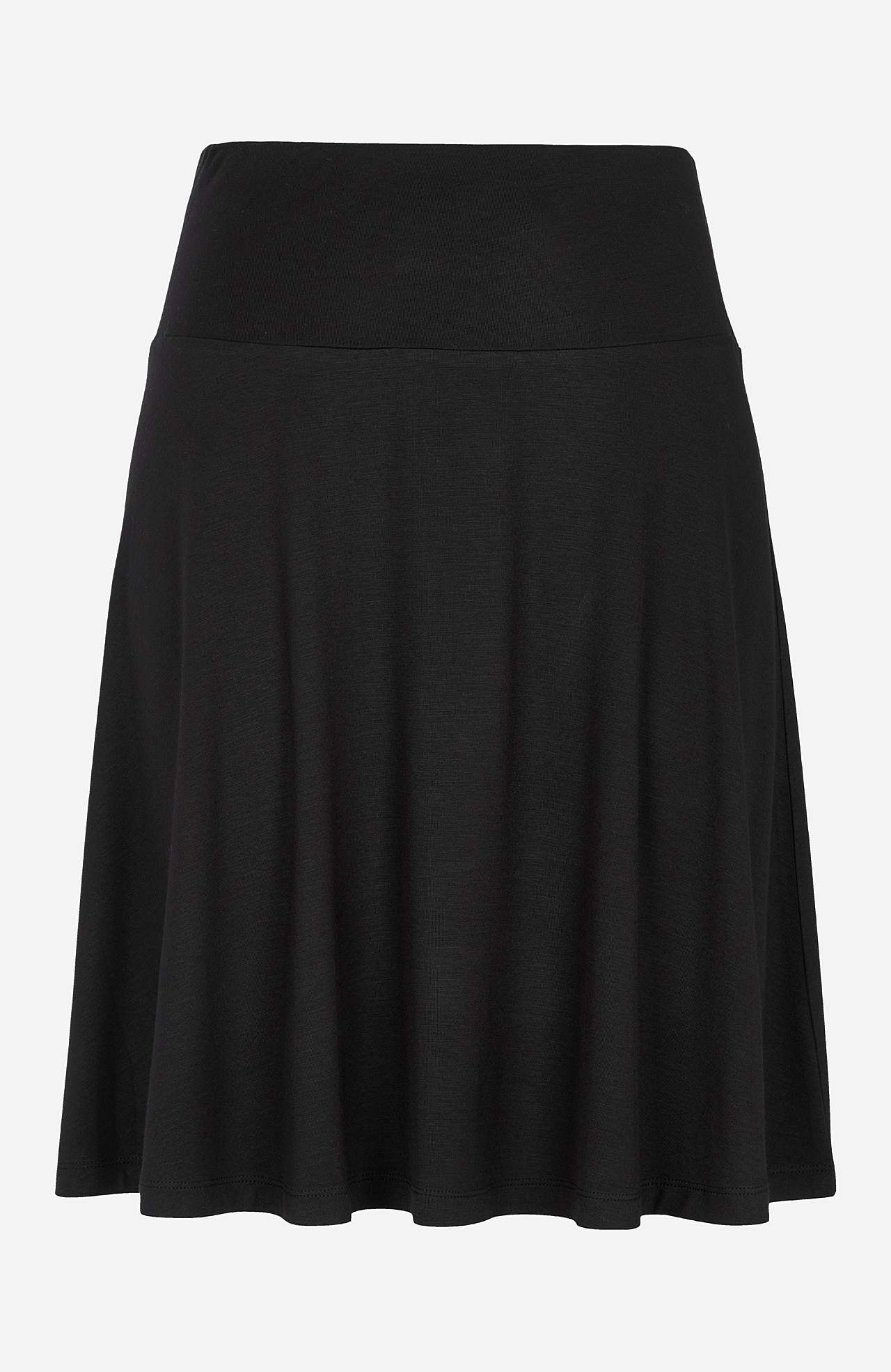 A-linjeformet jerseynederdel Kate
