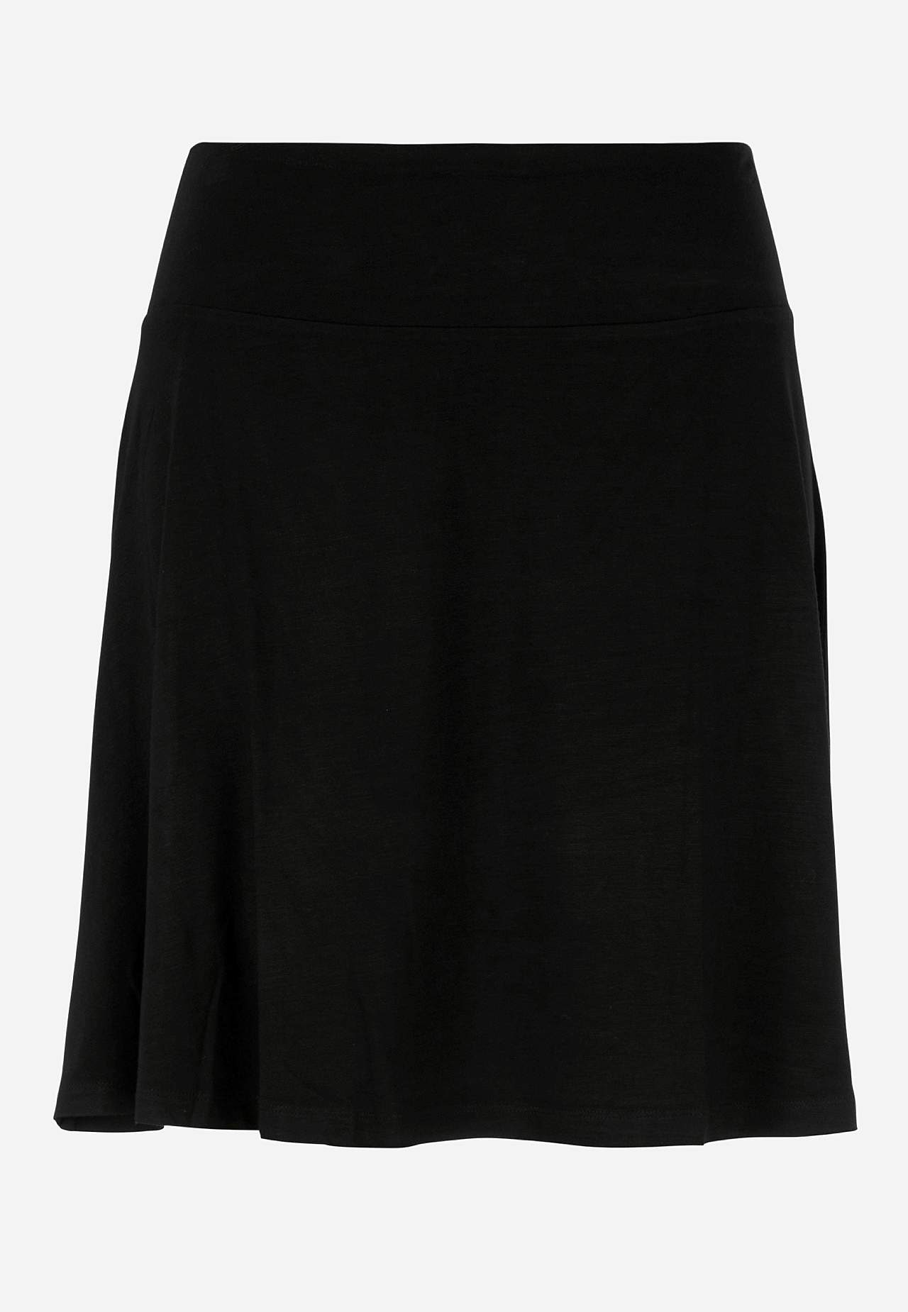 A-linjeformet jerseynederdel Kate