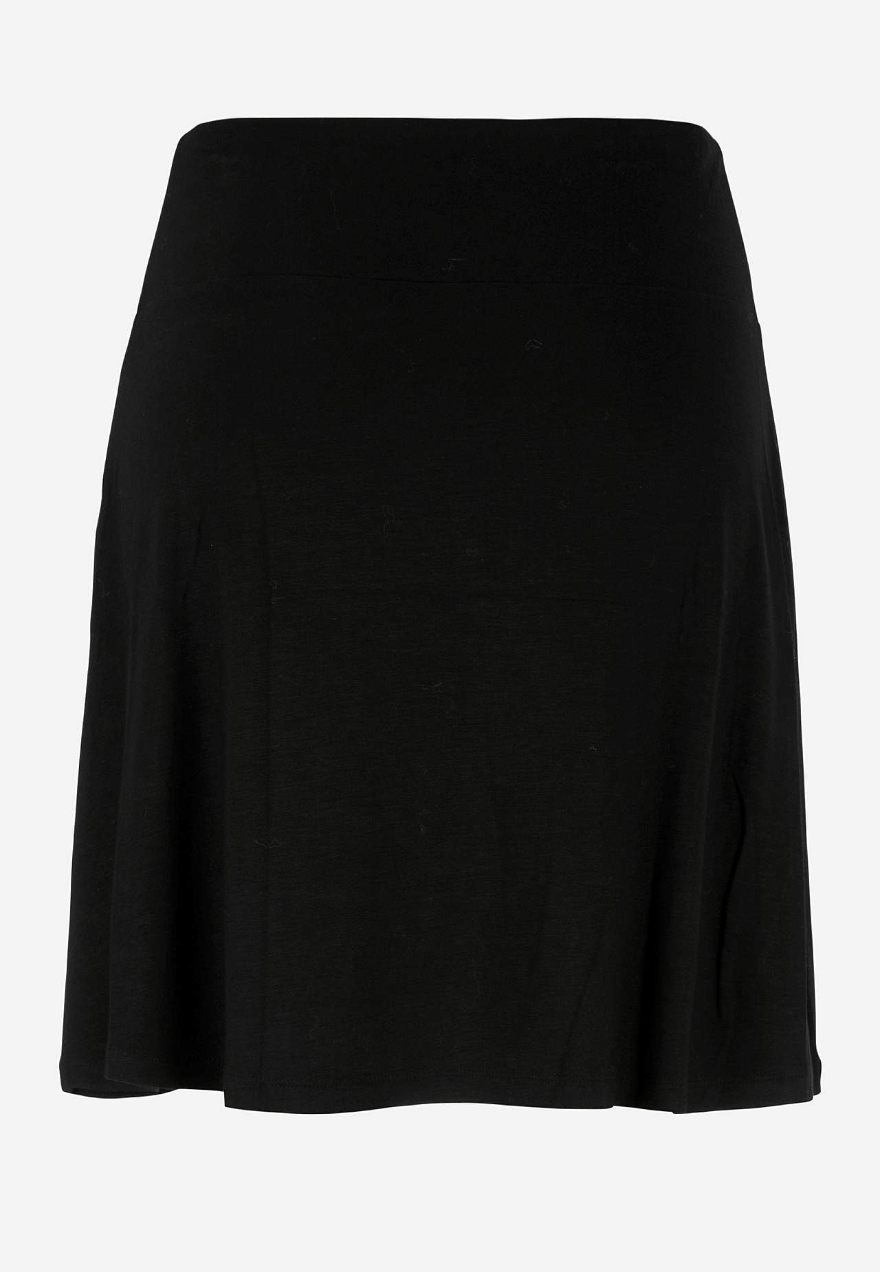 A-linjeformet jerseynederdel Kate