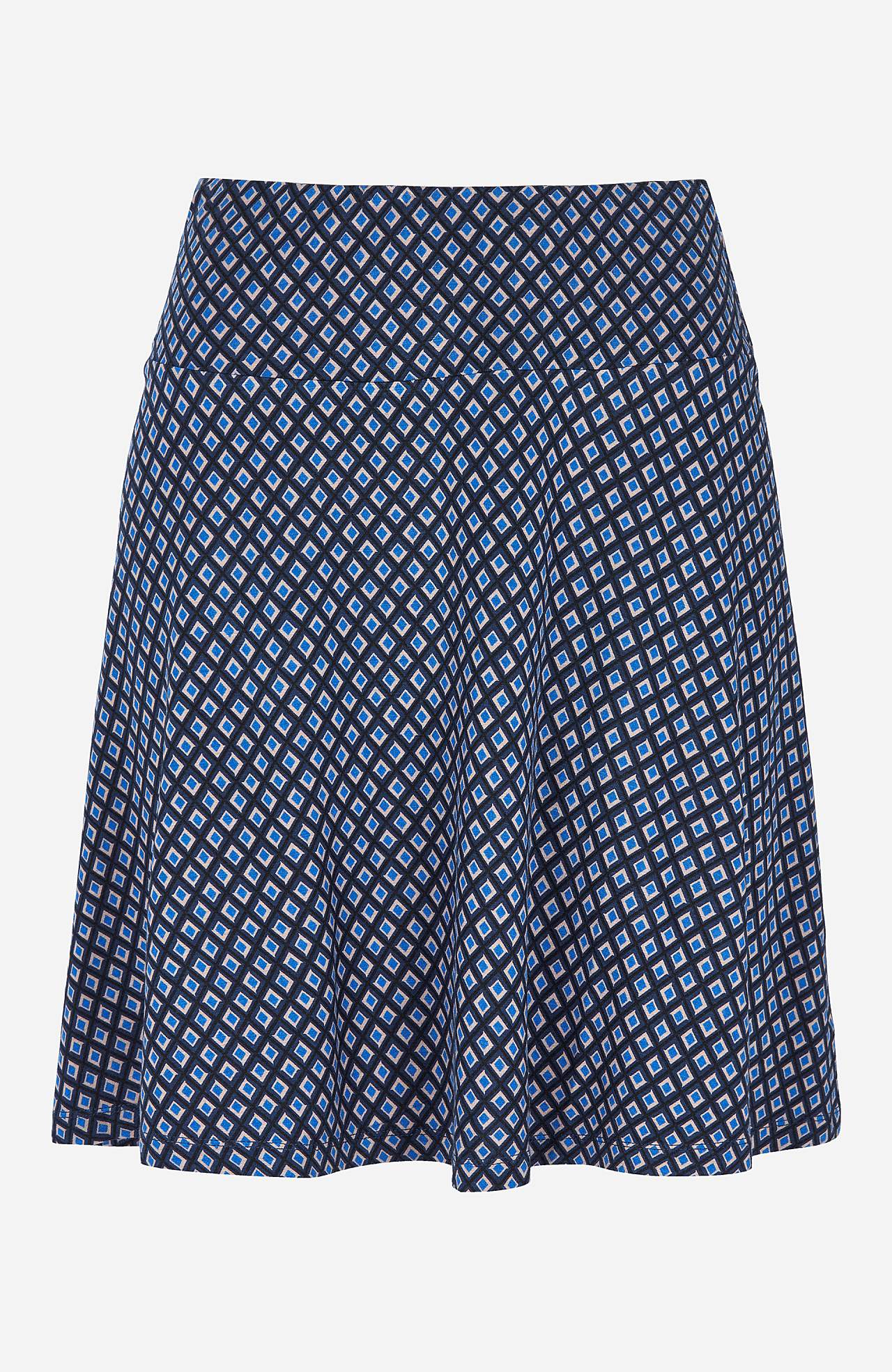 A-linjeformet jerseynederdel Kate