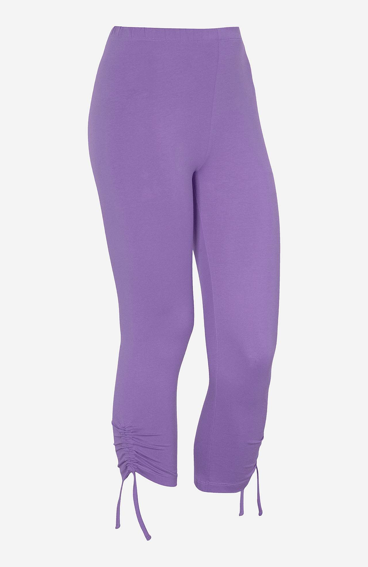 Capri leggings med træksnøre på benafslutningerne Astrid 2-pack