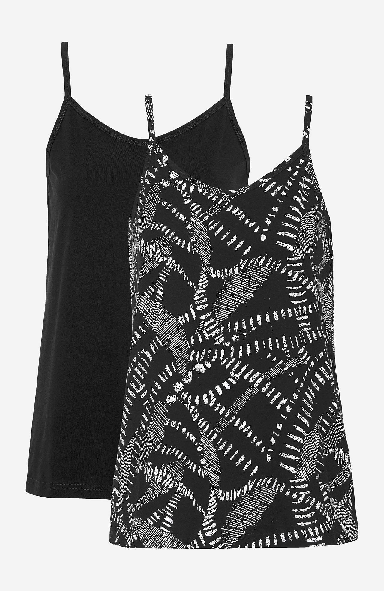 Tanktoppe i bomuld Matilda 2-pack