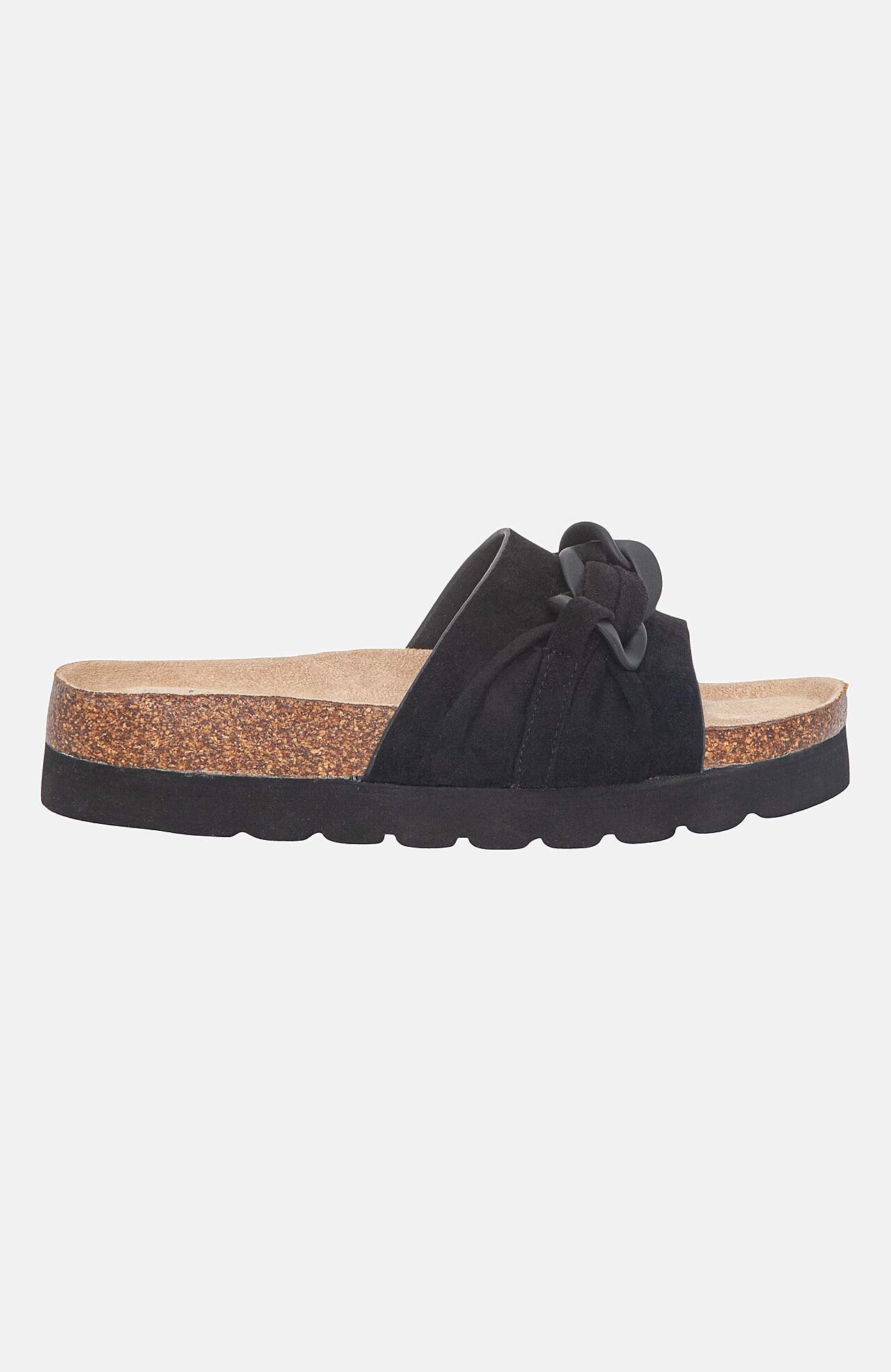 Sandal med dekorativ kæde