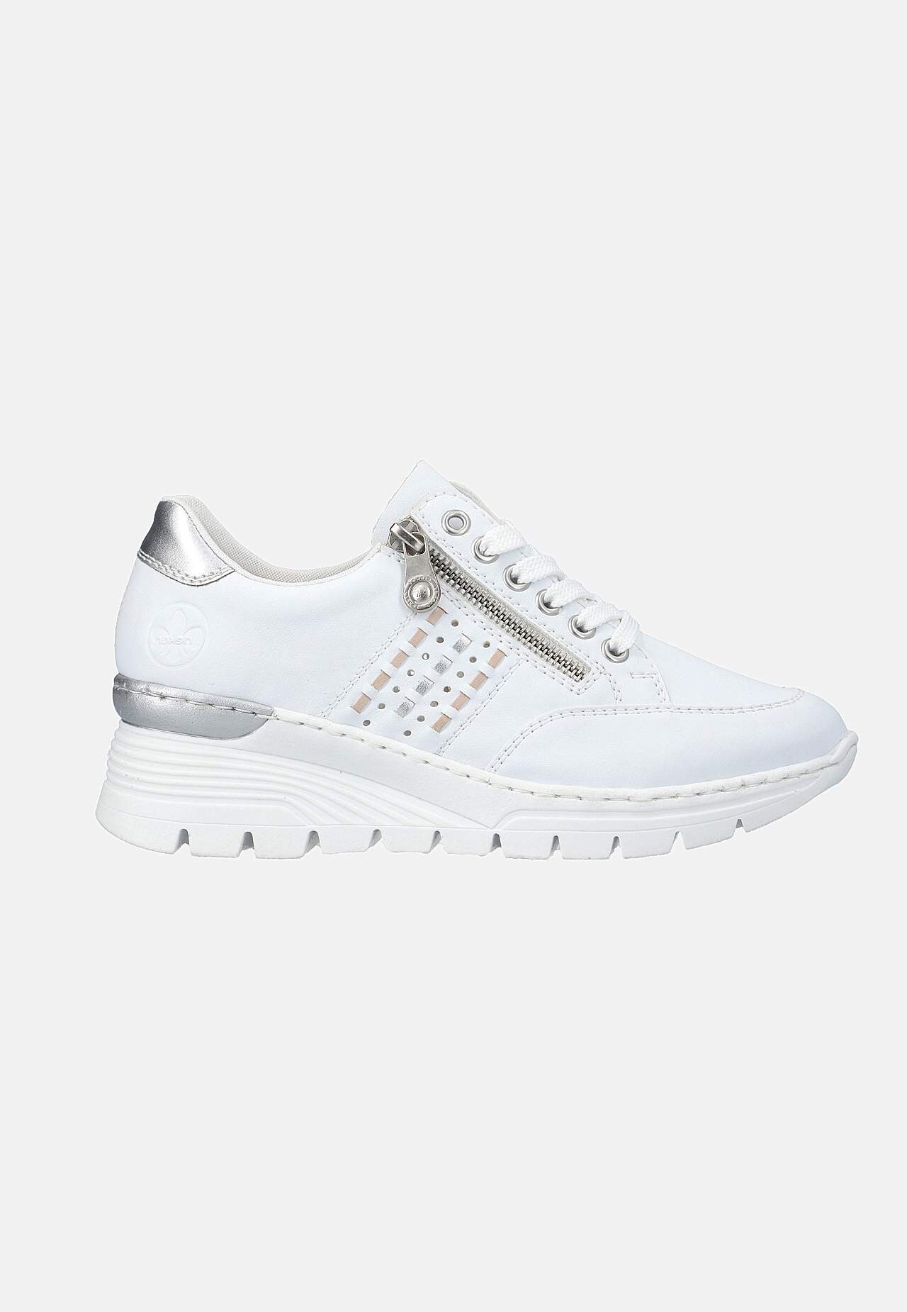 Sneakers med kilehæl