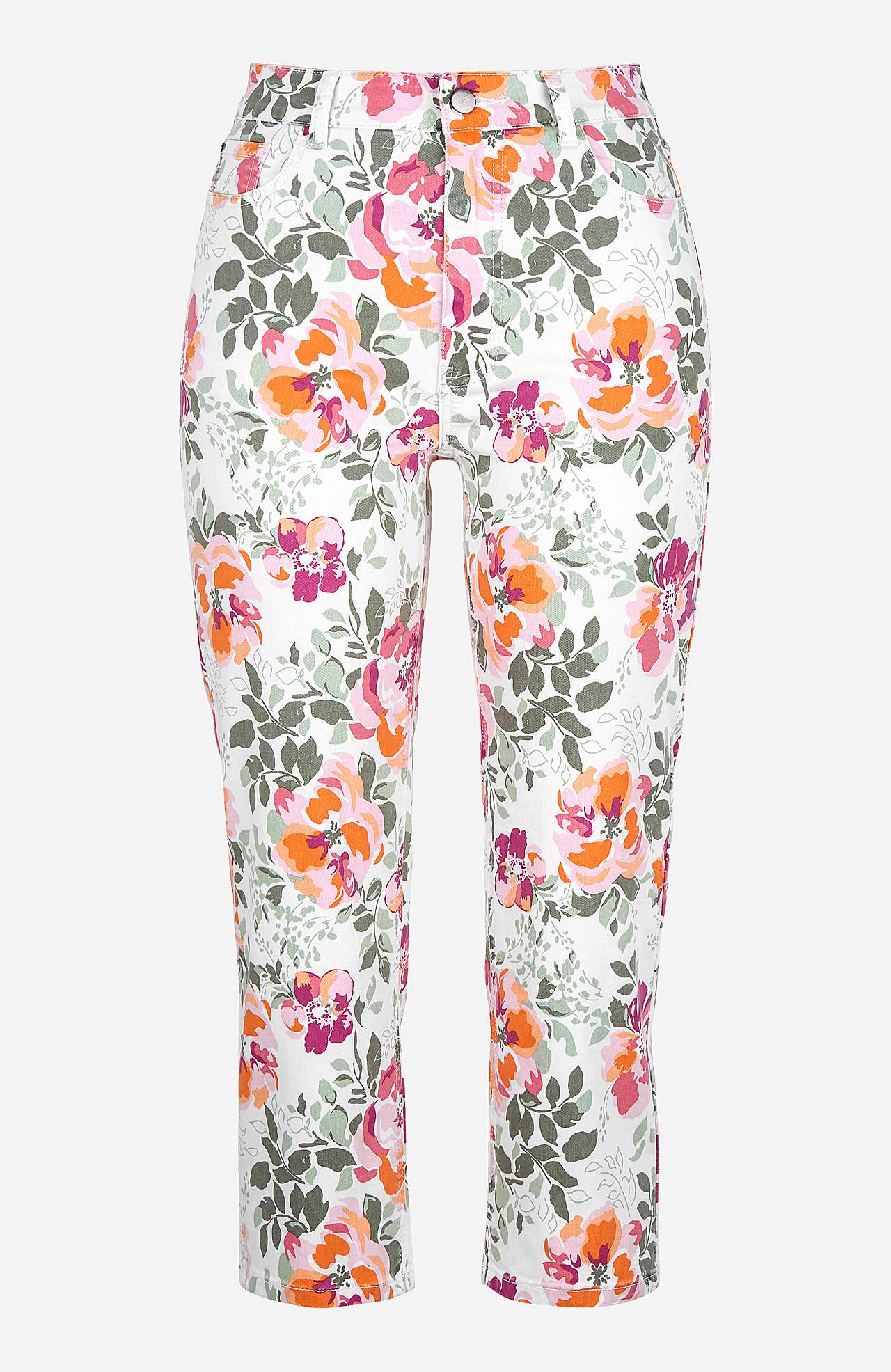Capribukser med et blomstermønster