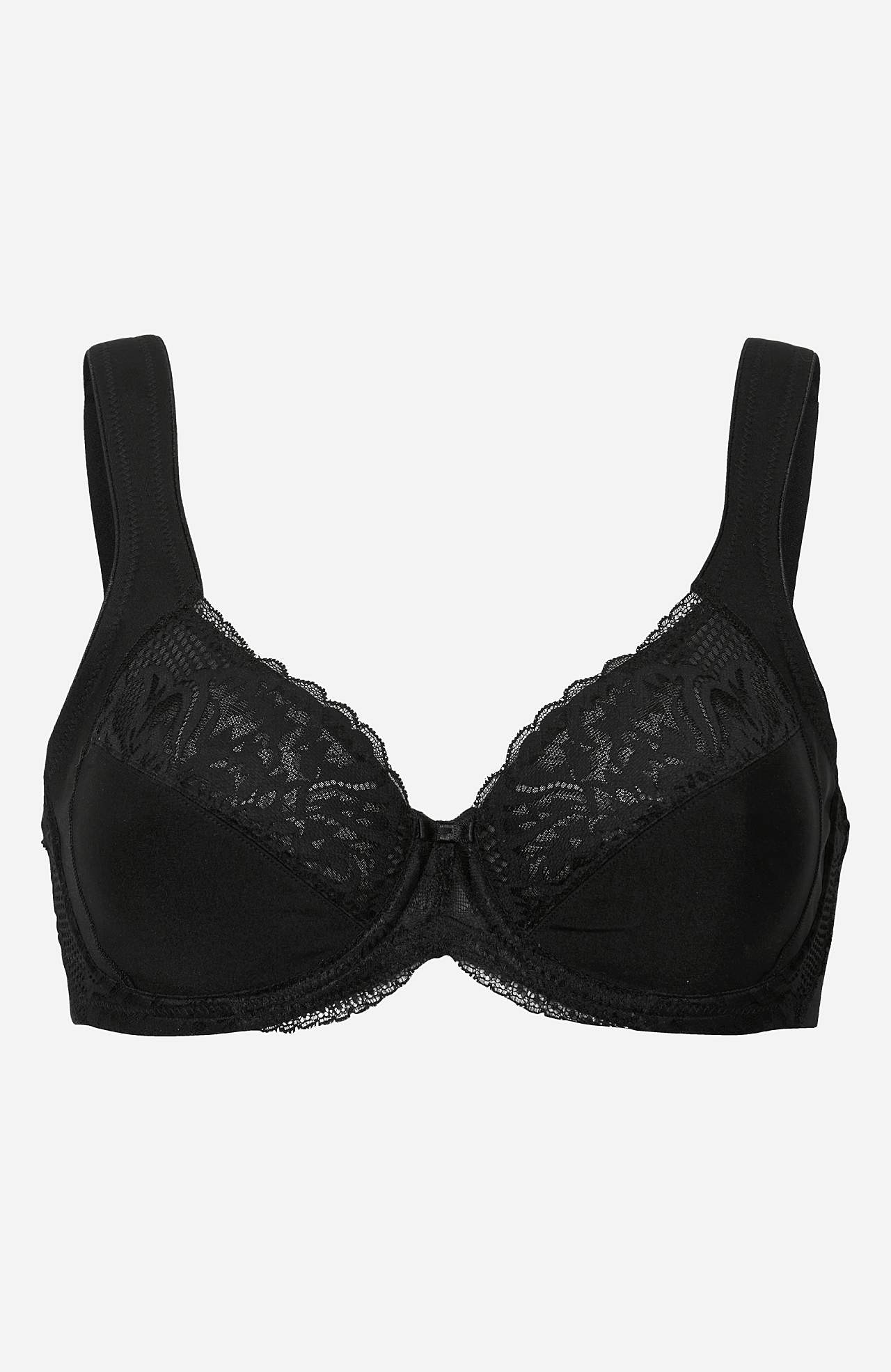 Bh med bøjler med dejlige blondedetaljer Modern Lace+ Cotton