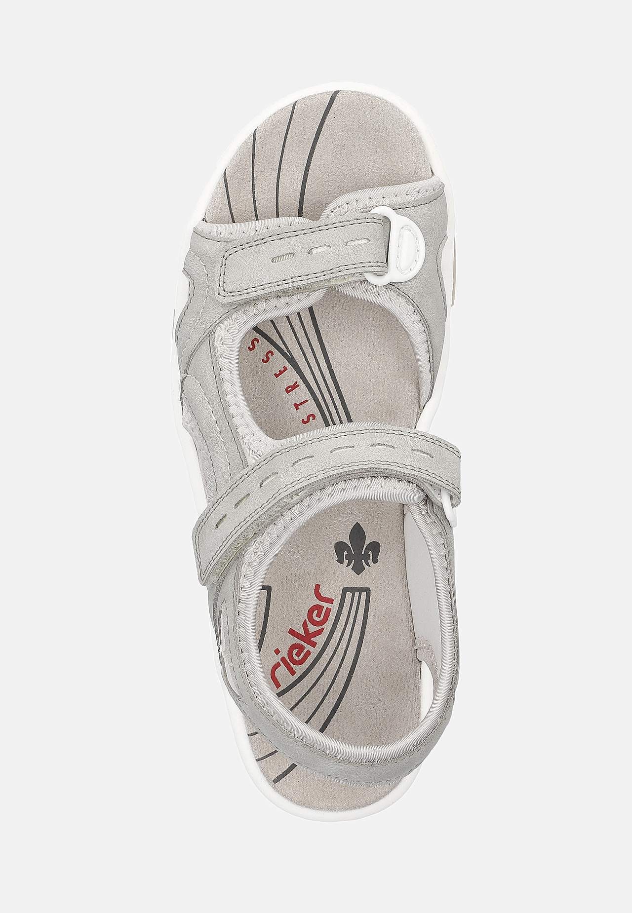 Bekvem sandal med velcrolukning